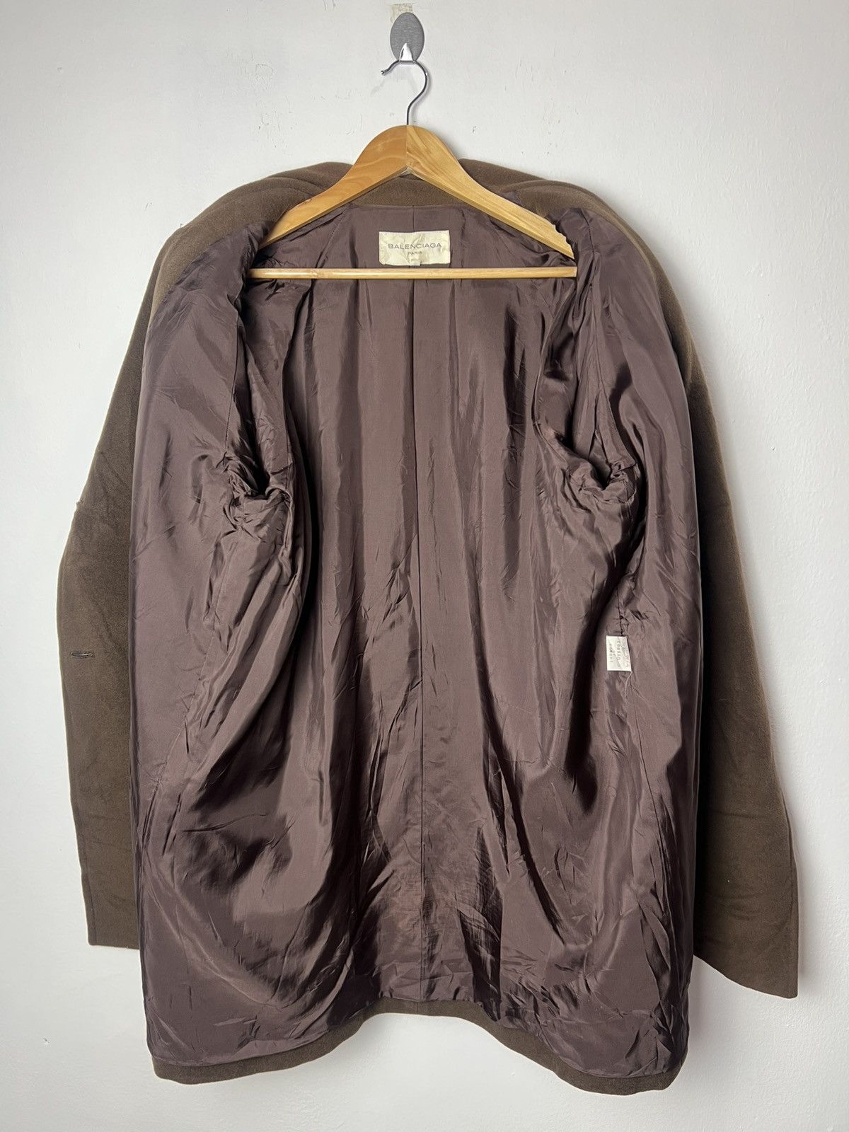 Balenciaga Balenciaga Wool Brown Coat Size US L / EU 52-54 / 3 - 11 Thumbnail