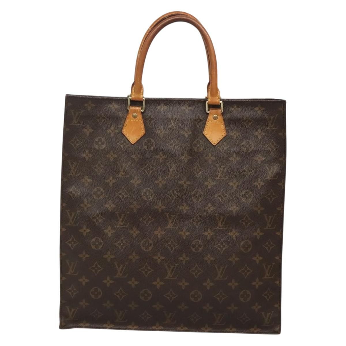 Louis Vuitton LOUIS VUITTON Monogram Sac Plat Hand Bag M51140 Size ONE SIZE - 2 Thumbnail