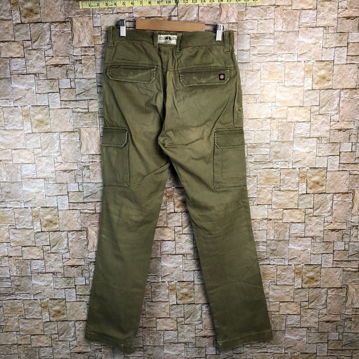 Japanese Brand Japan vintage faded Green utility Cargo Pants #A125 Size US 30 / EU 46 - 12 Thumbnail