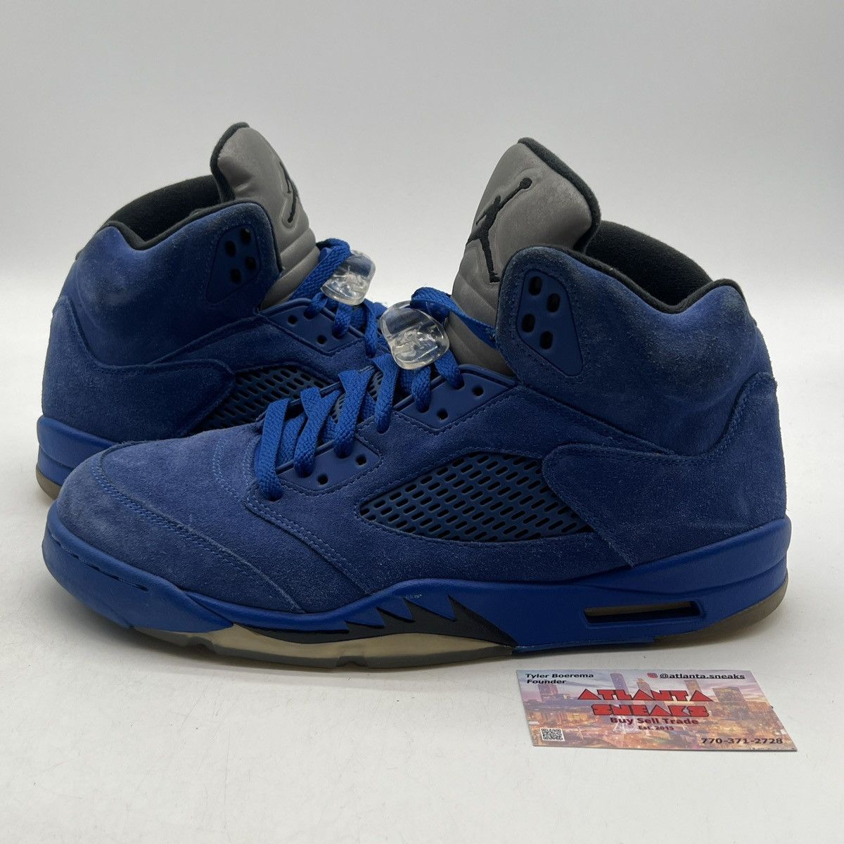 Jordan Brand Air Jordan 5 blue suede Size US 11 / EU 44 - 1 Thumbnail