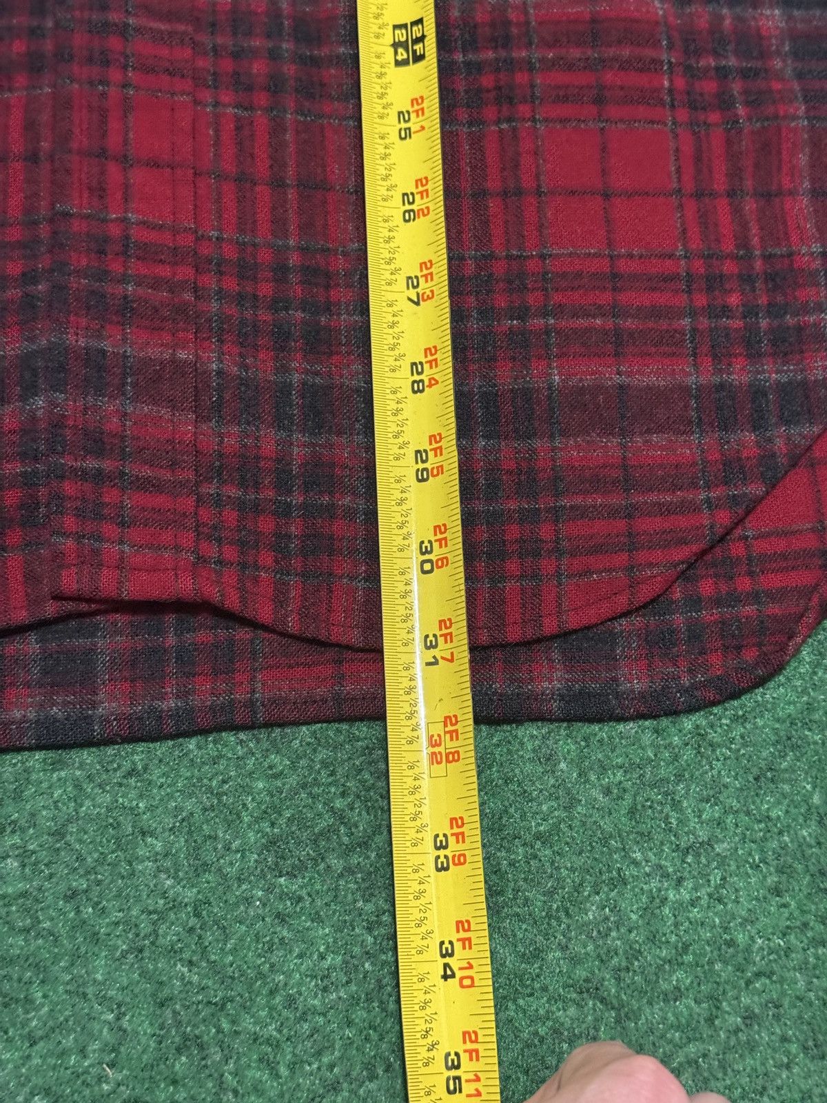 Pendleton Vintage 90s Pendleton Wool Red Plaid Button Up Medium Shirt Size US M / EU 48-50 / 2 - 5 Thumbnail