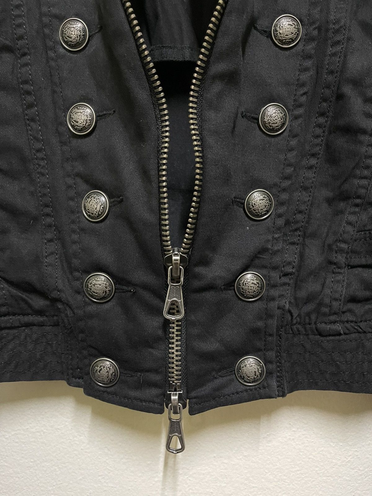 Japanese Brand GOA Band Jacket Military Style Punk Size XS / US 0-2 / IT 36-38 - 8 Thumbnail