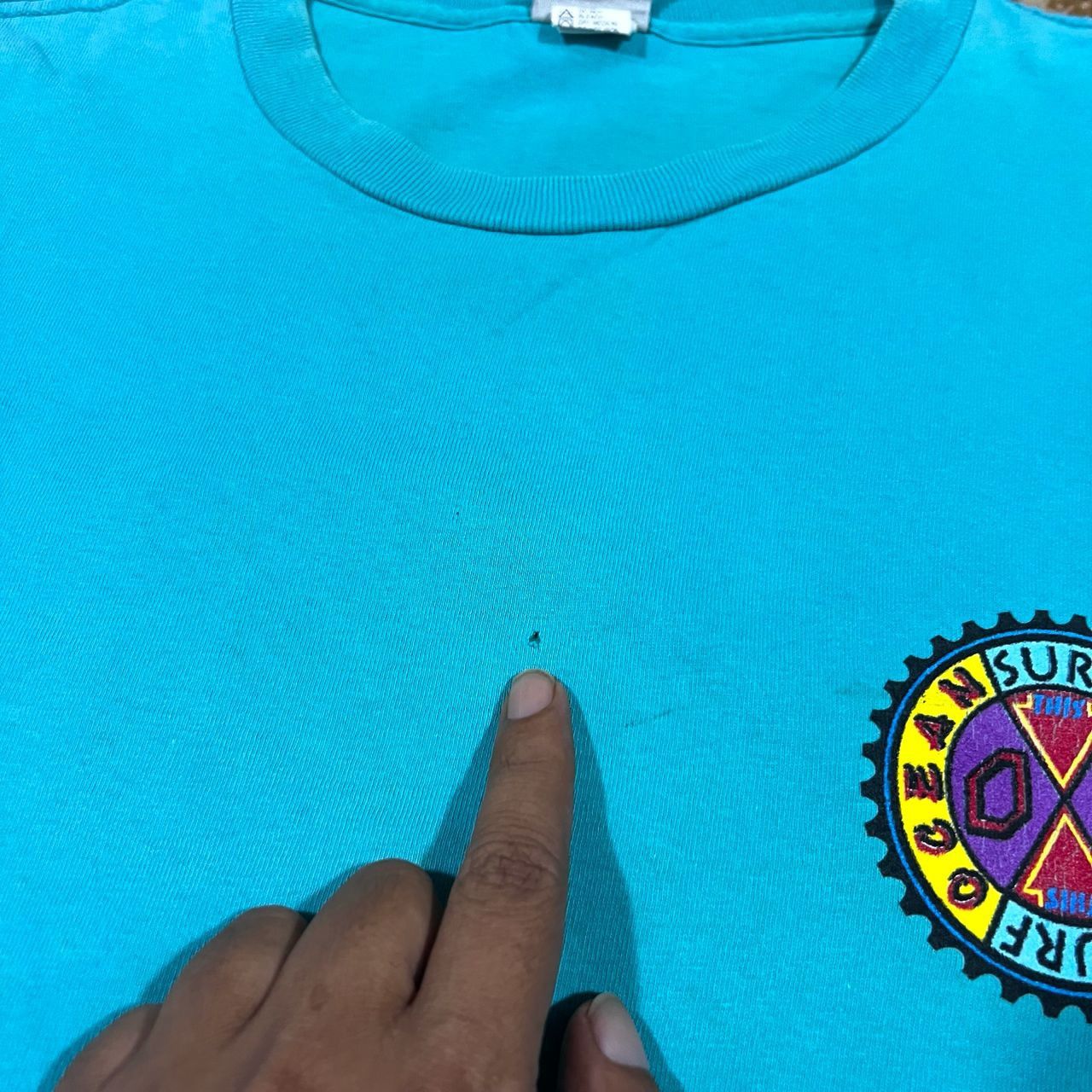Ocean Pacific Vintage Thrashed Faded Ocean Pacific Surfing T Shirt Size US XL / EU 56 / 4 - 8 Thumbnail