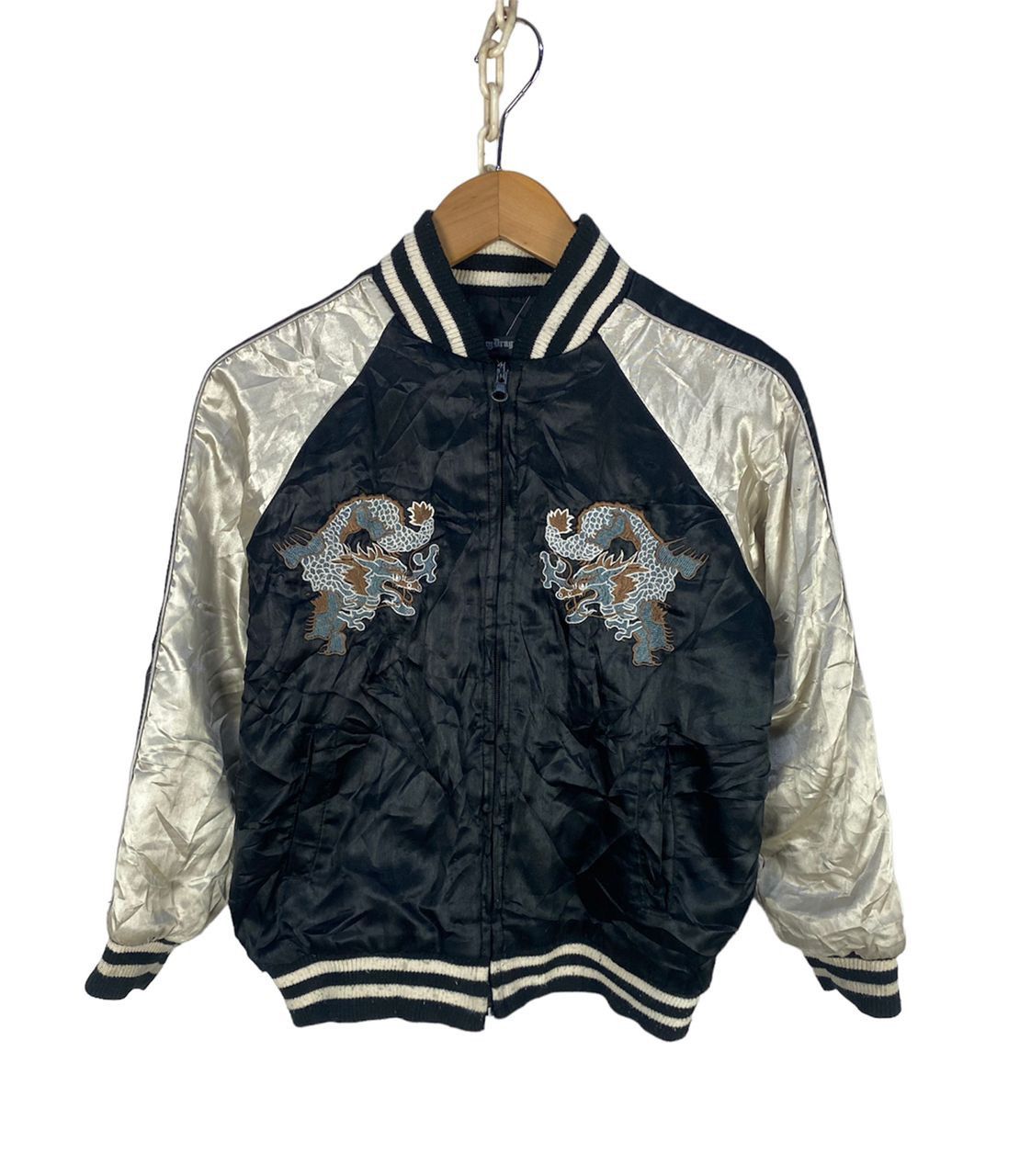 Japanese Brand Embroidered dragon sukajan zipper jacket Size US XS / EU 42 / 0 - 1 Thumbnail