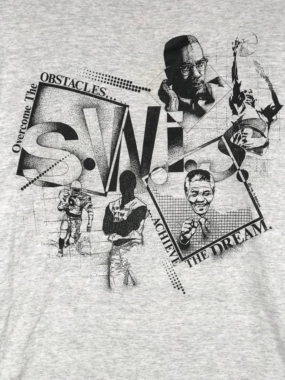 Vintage vintage 1993 Malcolm x nelson mandela Size US XL / EU 56 / 4 - 3 Thumbnail