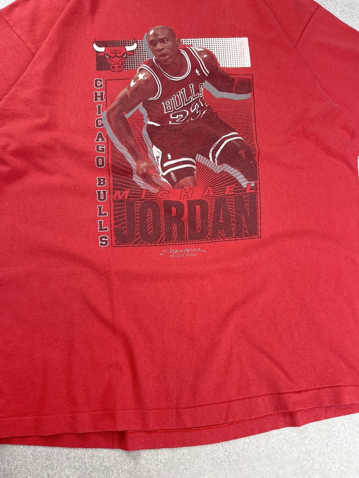Jordan Brand Vintage 1991 Michael Jordan Chicago Bulls NBA Starter Shirt Size US XL / EU 56 / 4 - 2 Thumbnail
