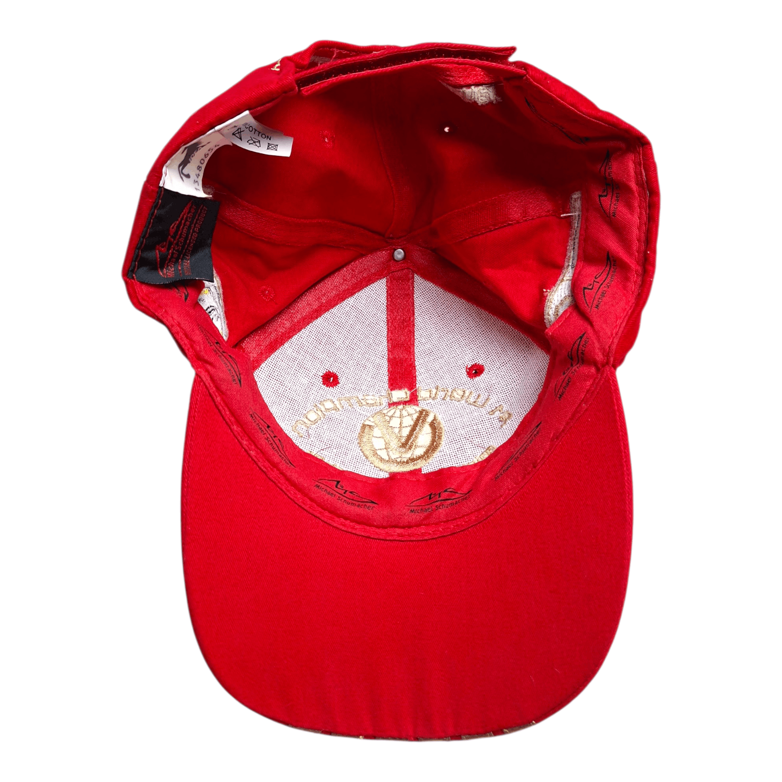 Ferrari Vtg Michael Schumacher Ferrari F1 Hat 6 Time World Champion Size ONE SIZE - 6 Thumbnail