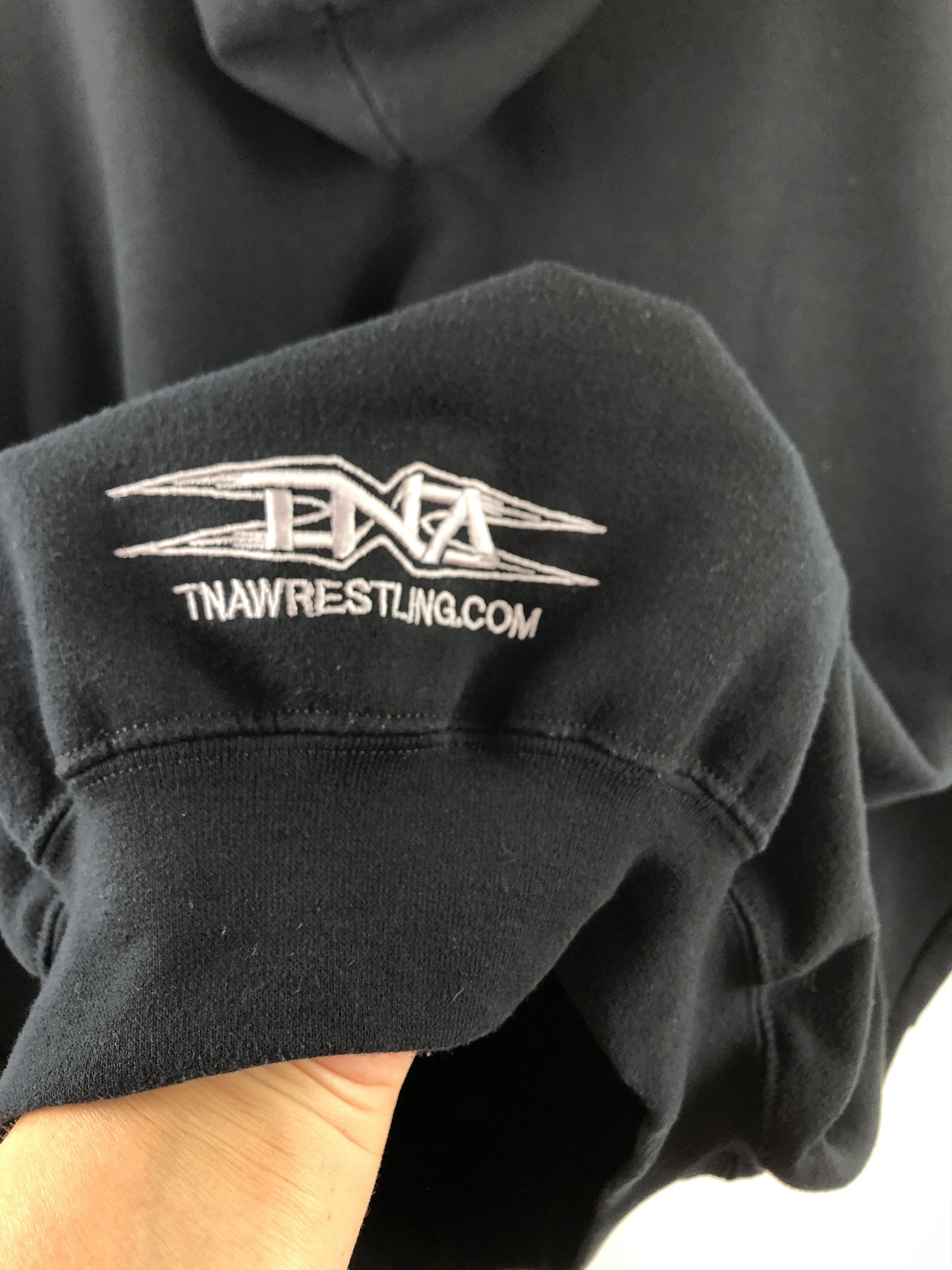 TNA × Vintage × WWE Vintage WWE TNA Wrestling Rhino Terry Jacket Hoodie Jersey Size US XL / EU 56 / 4 - 14 Thumbnail
