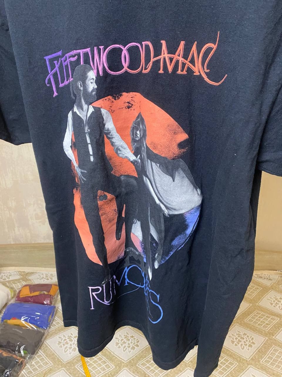 Band Tees 🔥 Fleetwood Mac Rumours Album Rock Band T Shirt Music Rare Size US L / EU 52-54 / 3 - 5 Thumbnail