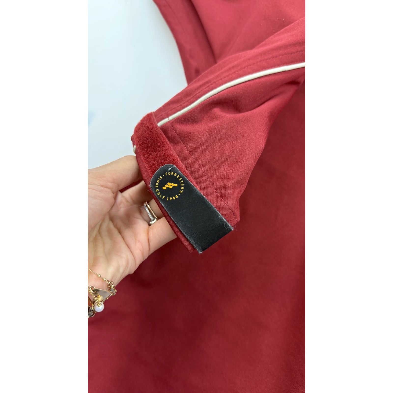 Vintage VINTAGE? No — Forrester's Windbreaker Jacket Mens XL Burgundy 1/4 Zip Stormtex Plus Golf Windbreaker Size US XL / EU 56 / 4 - 7 Thumbnail