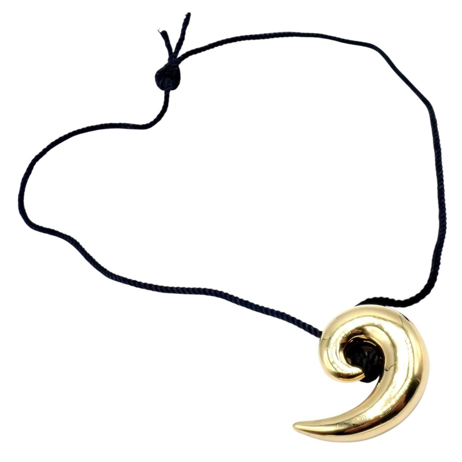 Tiffany & Co. Tiffany & Co 18k Gold Cummings Spiral Nautilus Necklace Size ONE SIZE - 15 Thumbnail