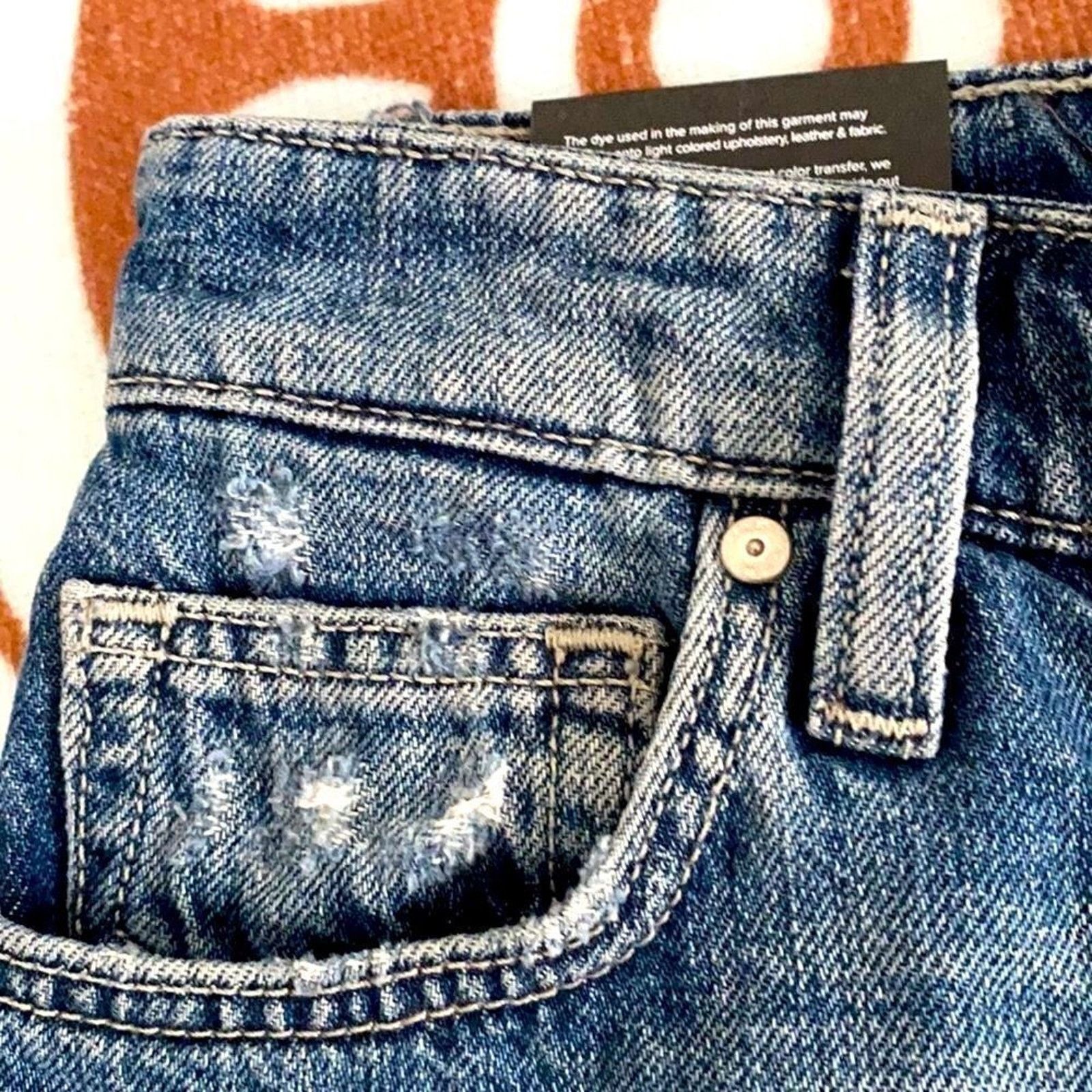 Joe's NWT Joe’s Jeans Distressed Cut Off Shorts Size 23 slit sides Size 23" - 7 Thumbnail