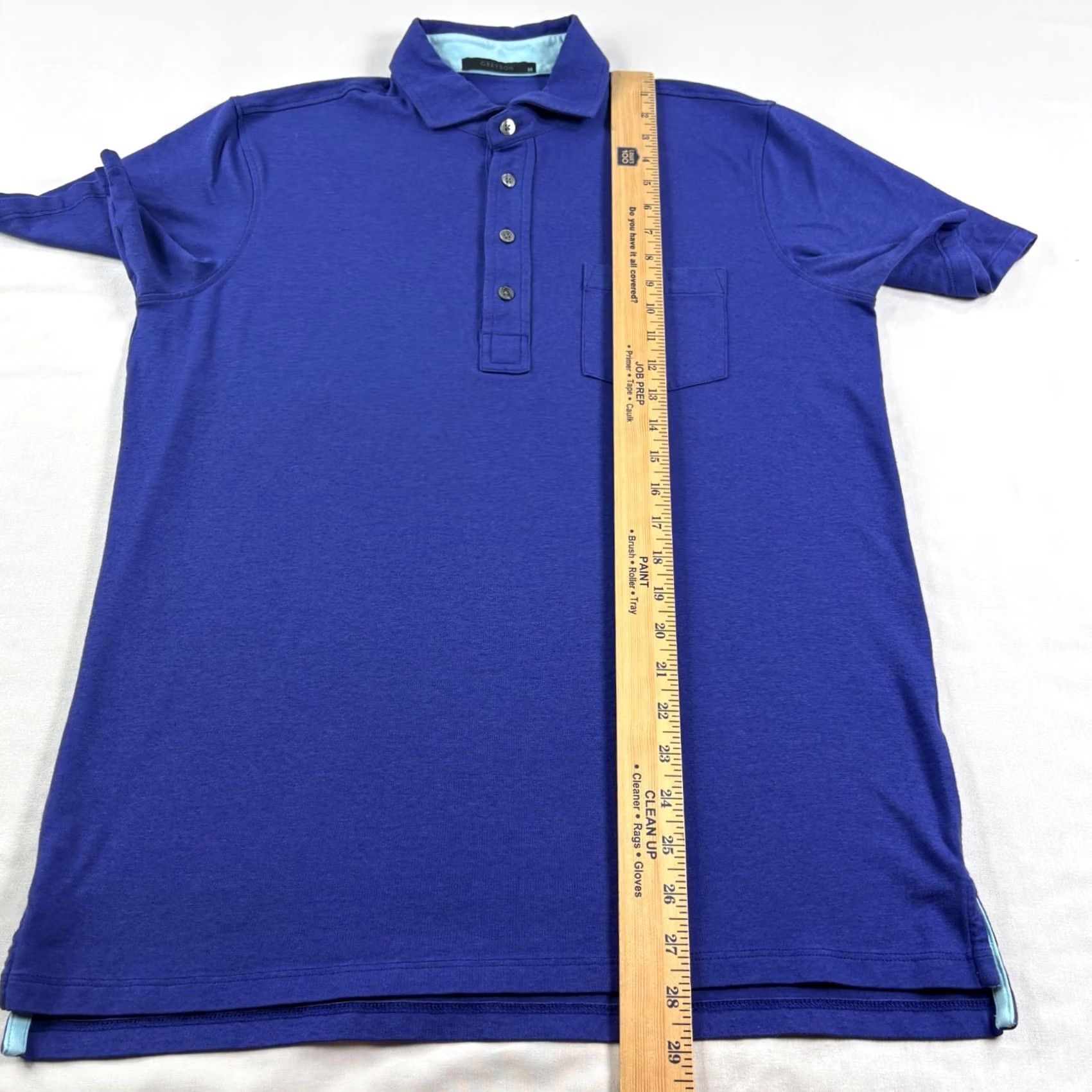 Vintage Polo Golf Shirt Mens Medium Blue Apache Polo Golf Stretch Pocket Casual Size US M / EU 48-50 / 2 - 5 Thumbnail
