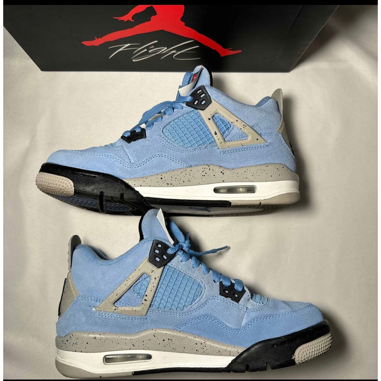 Jordan Brand × Nike Size 6.5 - Air Jordan 4 Retro GS University Blue Men's Shoes Size US 6.5 / EU 39-40 - 3 Thumbnail