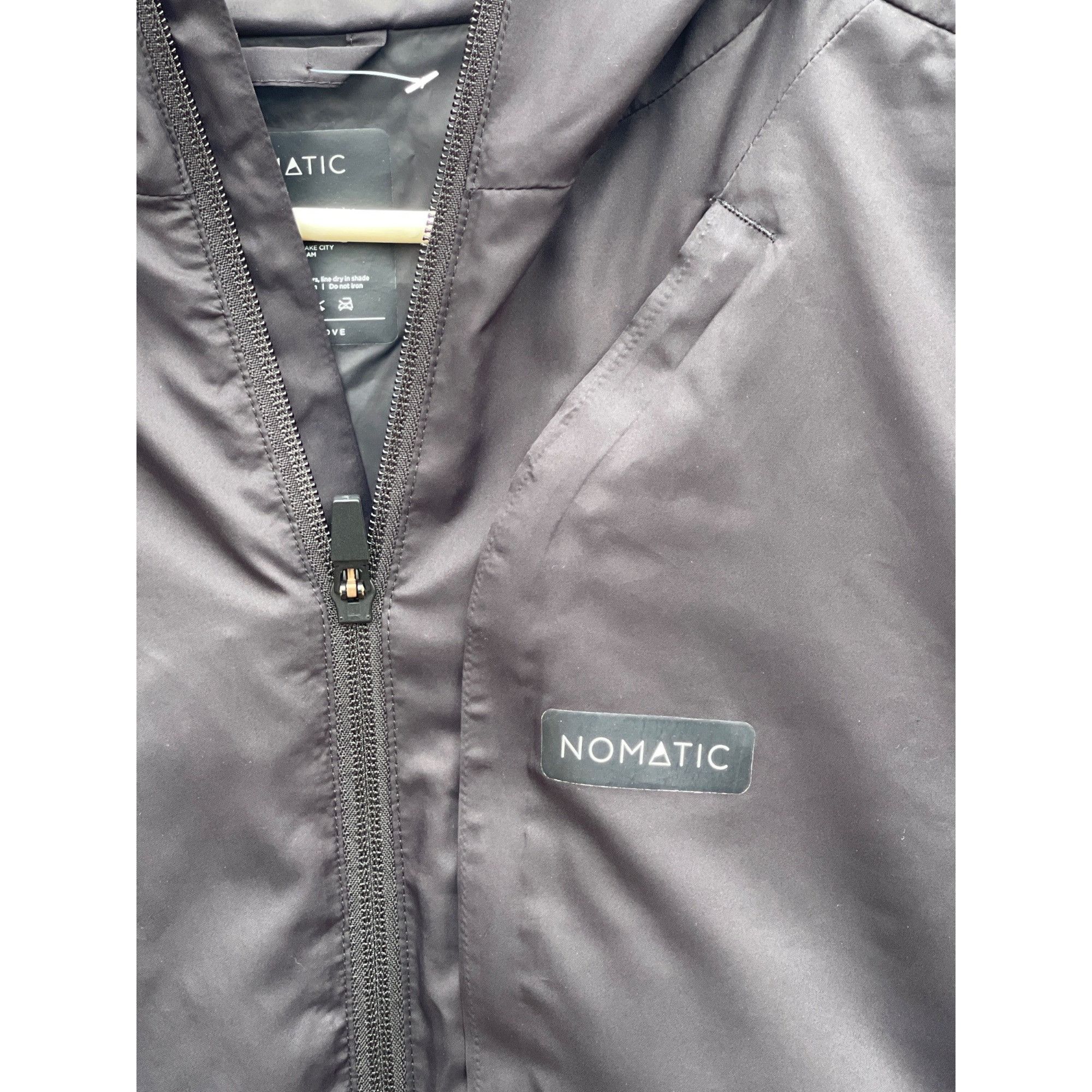 Other Nomatic Outset Jacket Hooded Packable Windbreaker Black Sz Size US S / EU 44-46 / 1 - 7 Thumbnail