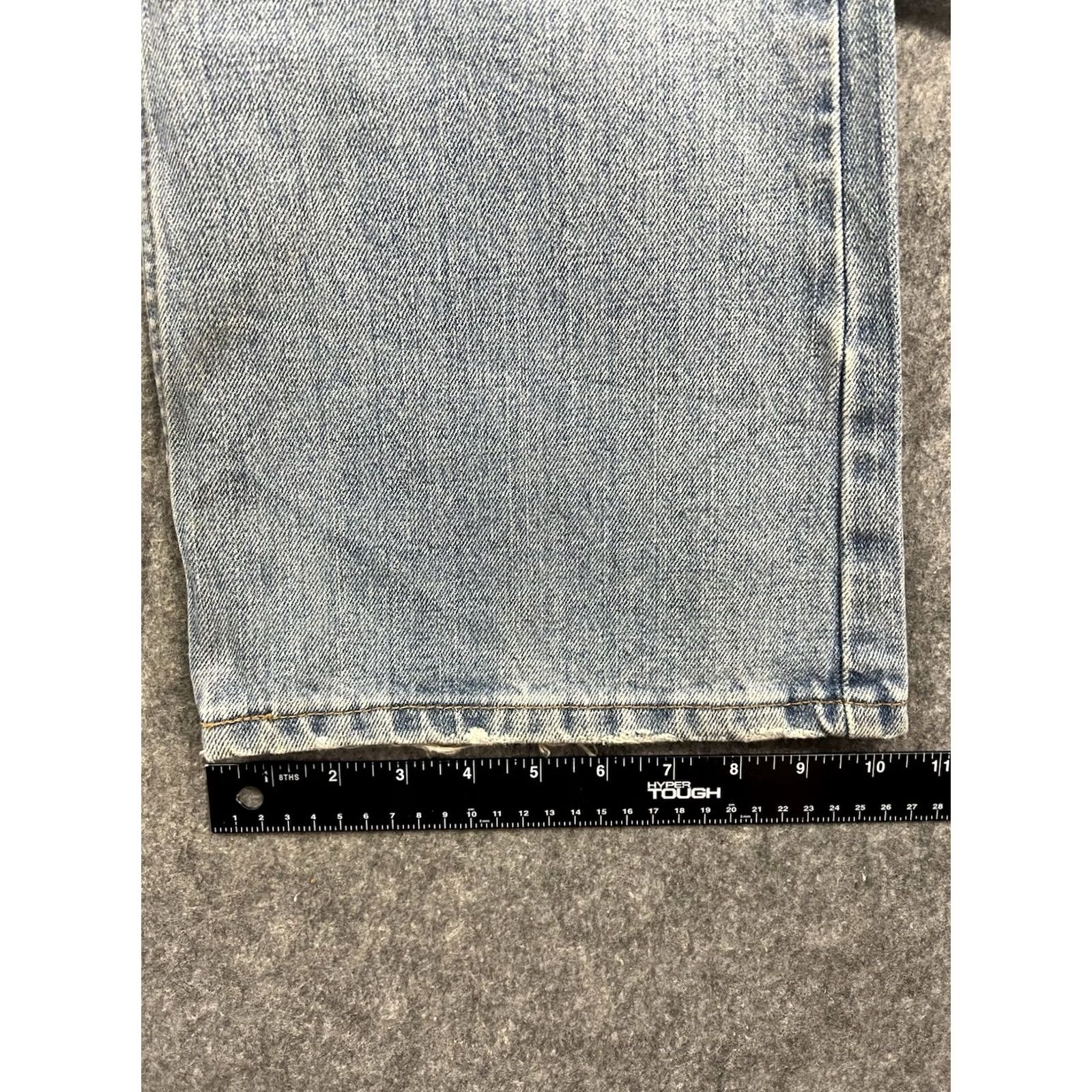 Levi's VINTAGE Levi's 527 Jeans Men Boots Cut Light Wash Distressed 36x32 Denim Blue Regular 5-Pocket Model Levi's 527 Series Mens Jeans Size US 36 / EU 52 - 4 Thumbnail