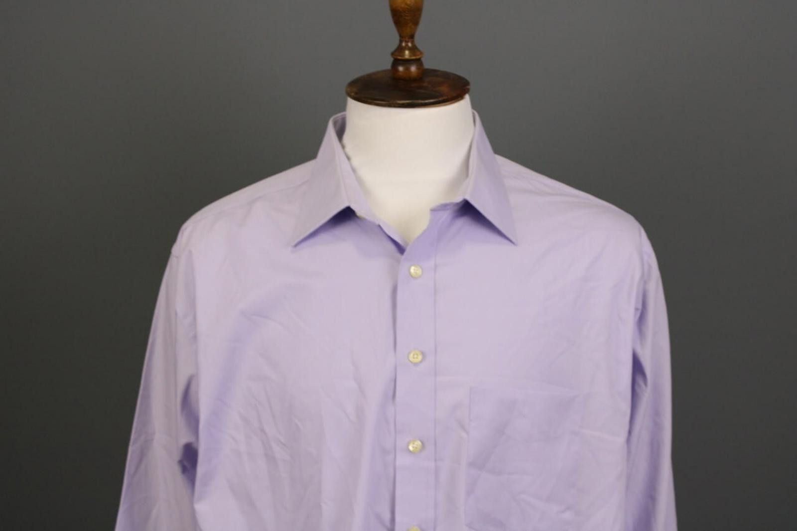 Designer Balmain Paris Purple Long Sleeve Button Down Shirt Size 44 Size US M / EU 48-50 / 2 - 2 Thumbnail