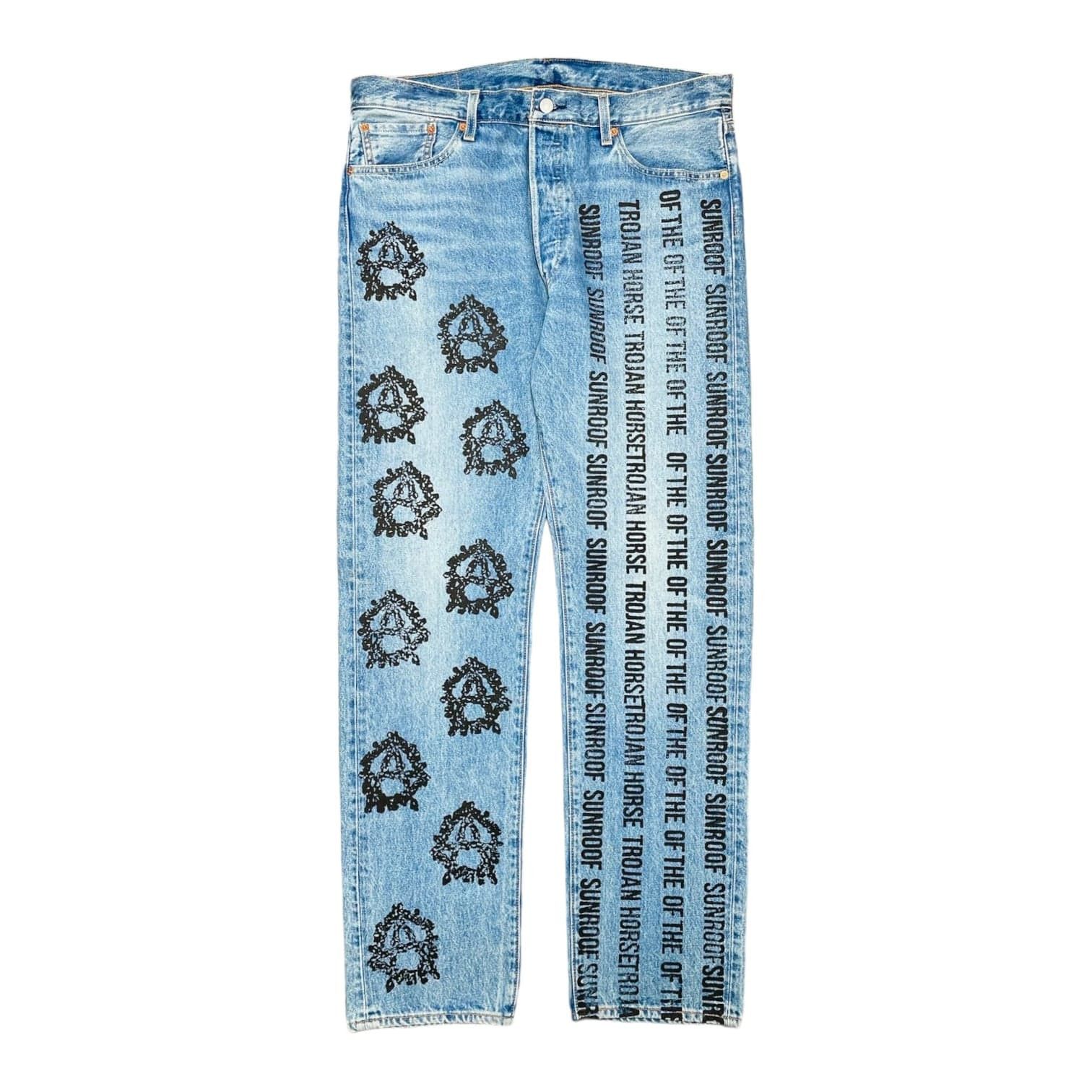 DENIM TEARS x Virgil Abloh Sunroof Of The Horse Jeans Indigo | Grailed