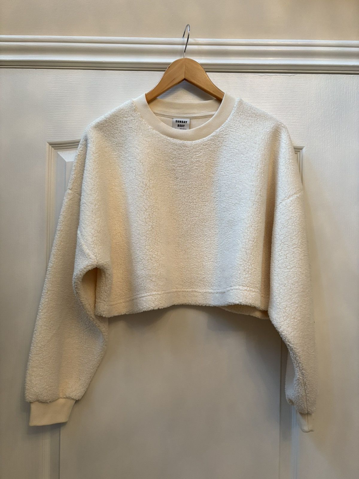 Aritzia Aritzia Sundays Best cropped fleece sweater Size S / US 4 / IT 40 - 1 Thumbnail
