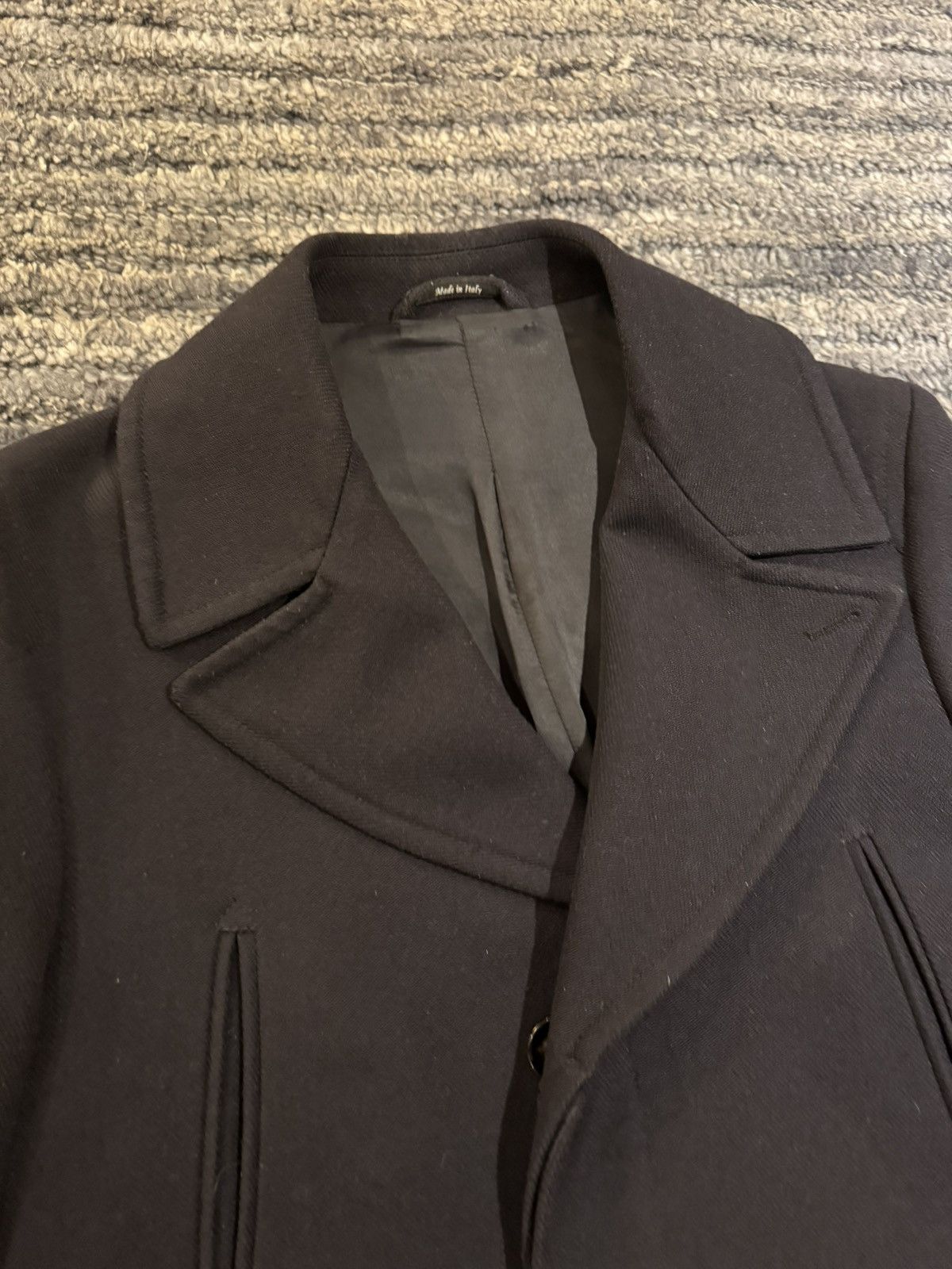 Maison Margiela Vintage Maison Margiela Navy Peacoat Made in Italy Size 52 Size US L / EU 52-54 / 3 - 3 Thumbnail