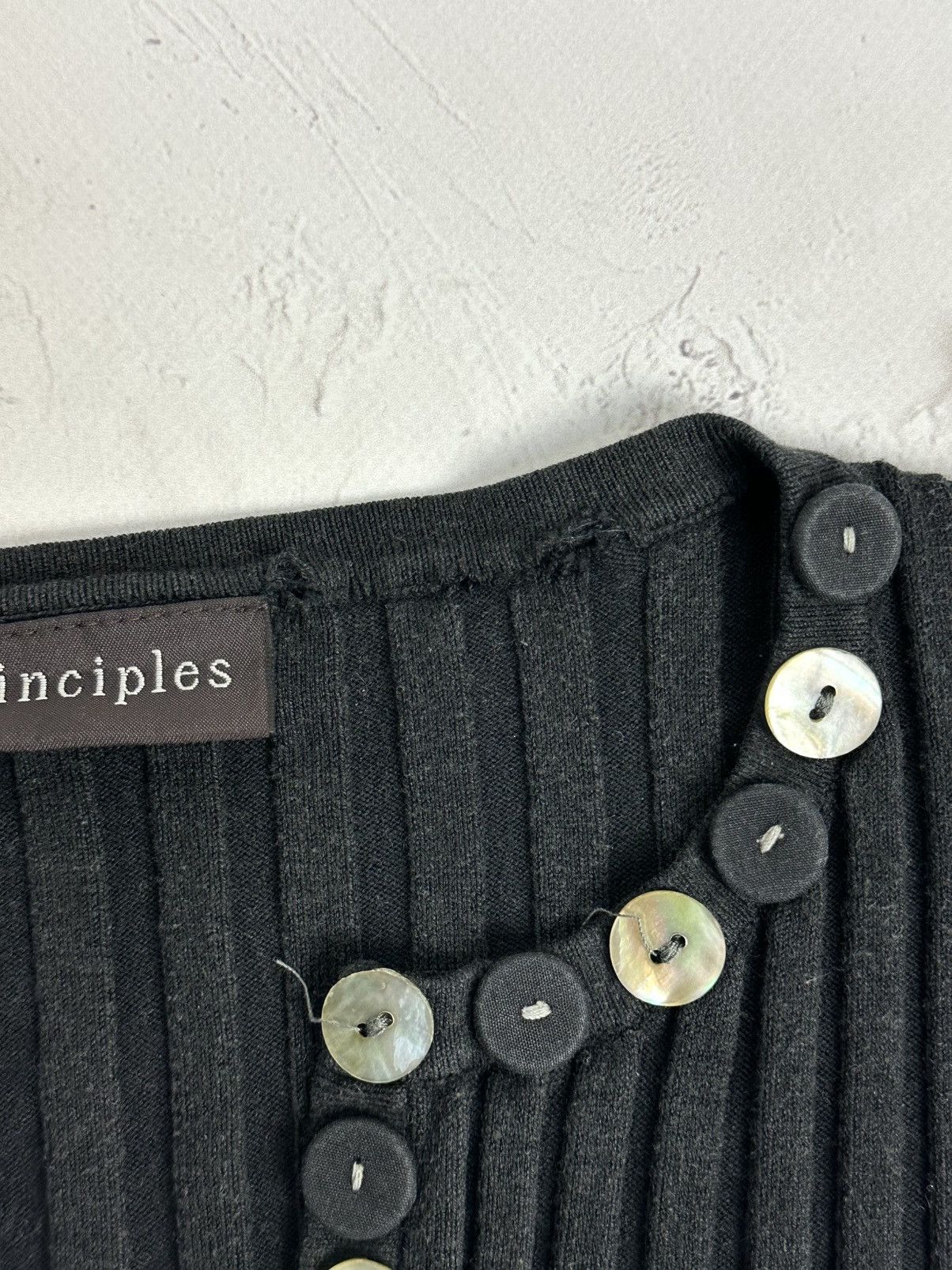 If Six Was Nine Vintage Ribbed Buttons Sweater Size S / US 4 / IT 40 - 4 Thumbnail