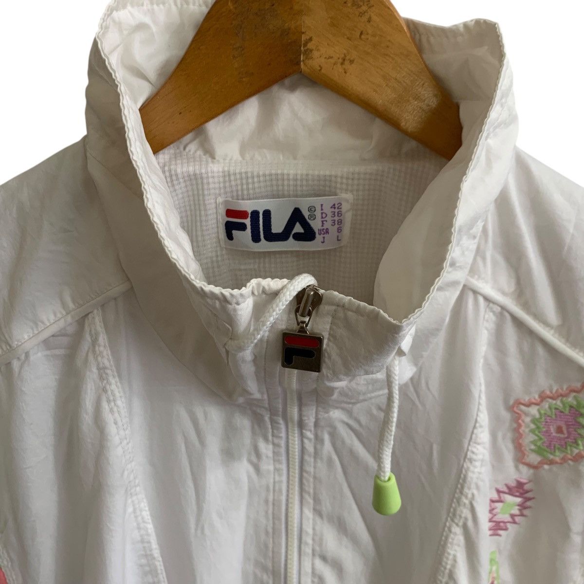 Fila × Vintage Vintage Fila Windbreaker Sweater Blouse Style Size M / US 6-8 / IT 42-44 - 2 Thumbnail