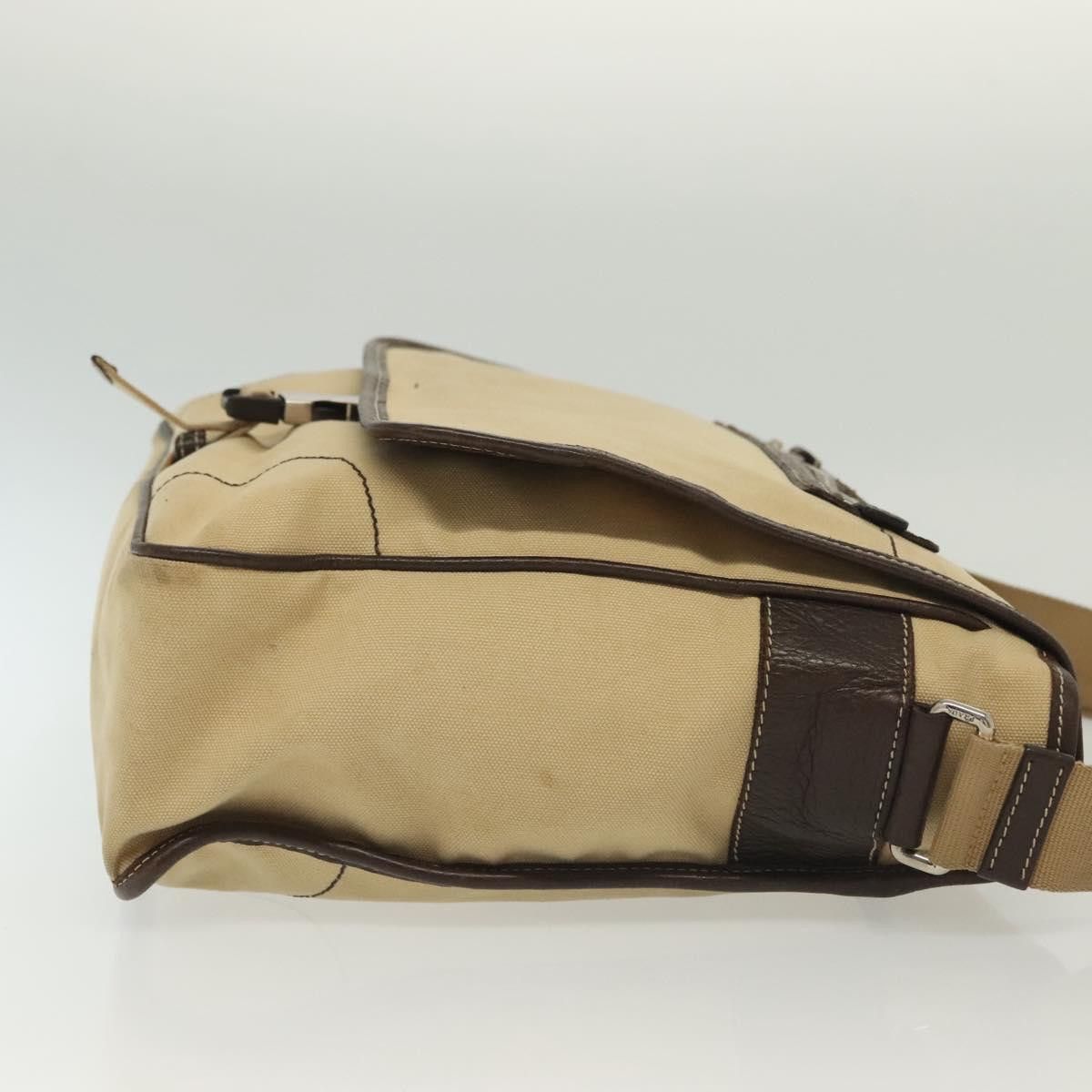 Prada PRADA Shoulder Bag Canvas Beige Silver Size ONE SIZE - 4 Thumbnail