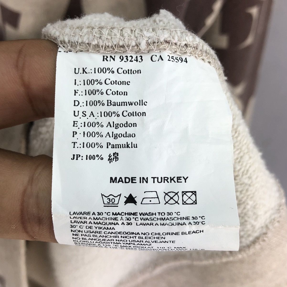 Diesel Vintage Diesel Monogram Fullprint Sweatshirt Hoodie Size US M / EU 48-50 / 2 - 17 Thumbnail