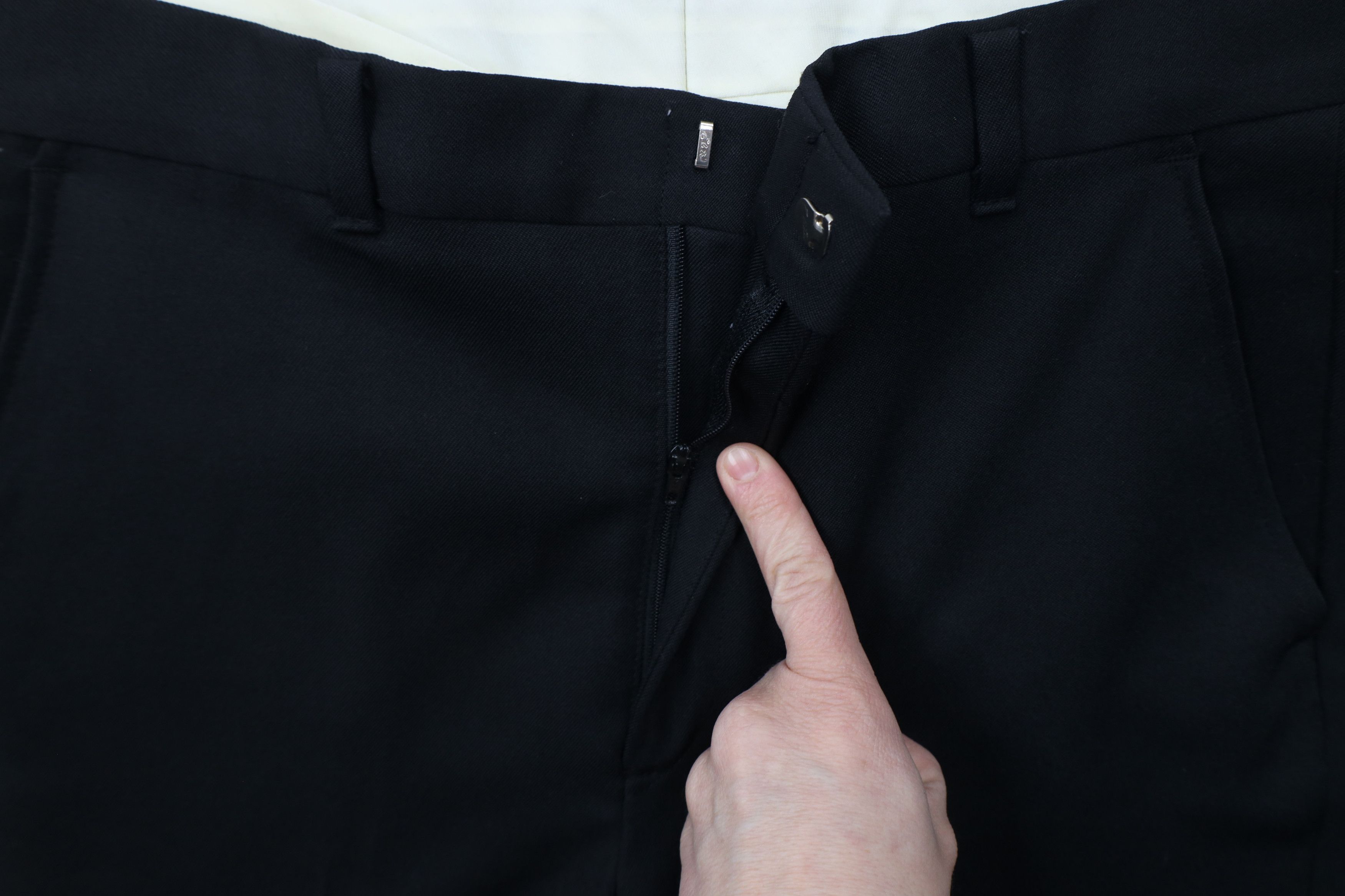 Vintage Vintage 70s Streetwear Wide Leg Chino Pants Black USA Size US 32 / EU 48 - 6 Thumbnail