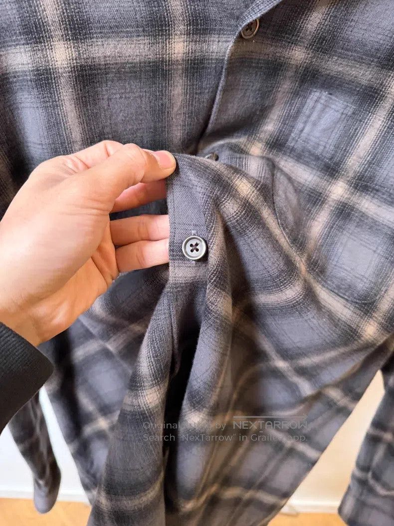 Our Legacy Our Legacy Flannel Straight Hem Loose Long Sleeve Shirt Size US M / EU 48-50 / 2 - 5 Thumbnail
