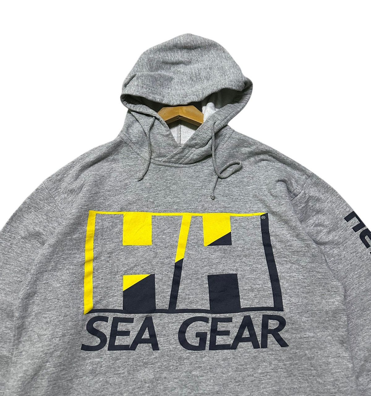 Helly Hansen vintage 1990s Helly Hansen Sea Gear grey hoodie Size US M / EU 48-50 / 2 - 2 Thumbnail