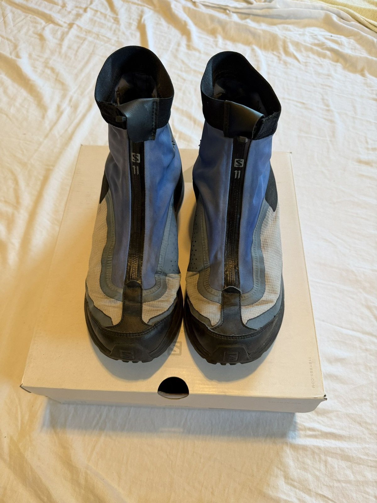11 By Boris Bidjan Saberi × Salomon Bamba 2 High Synth Blue Size US 8.5 / EU 41-42 - 2 Thumbnail