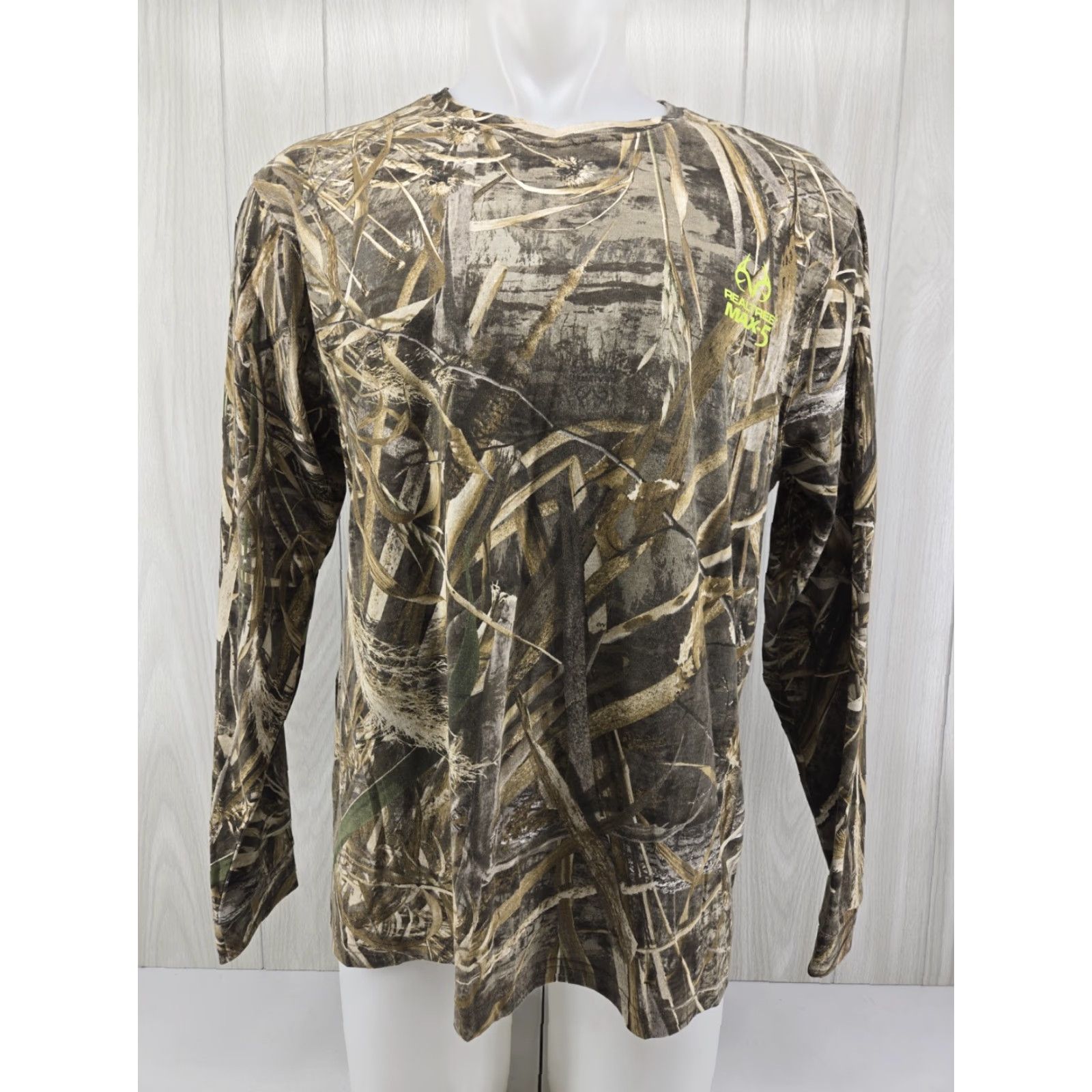 Realtree Realtree T-Shirt Mens Large Camo Max 5 Long Sleeve Hunting Outdoors Size US L / EU 52-54 / 3 - 2 Thumbnail