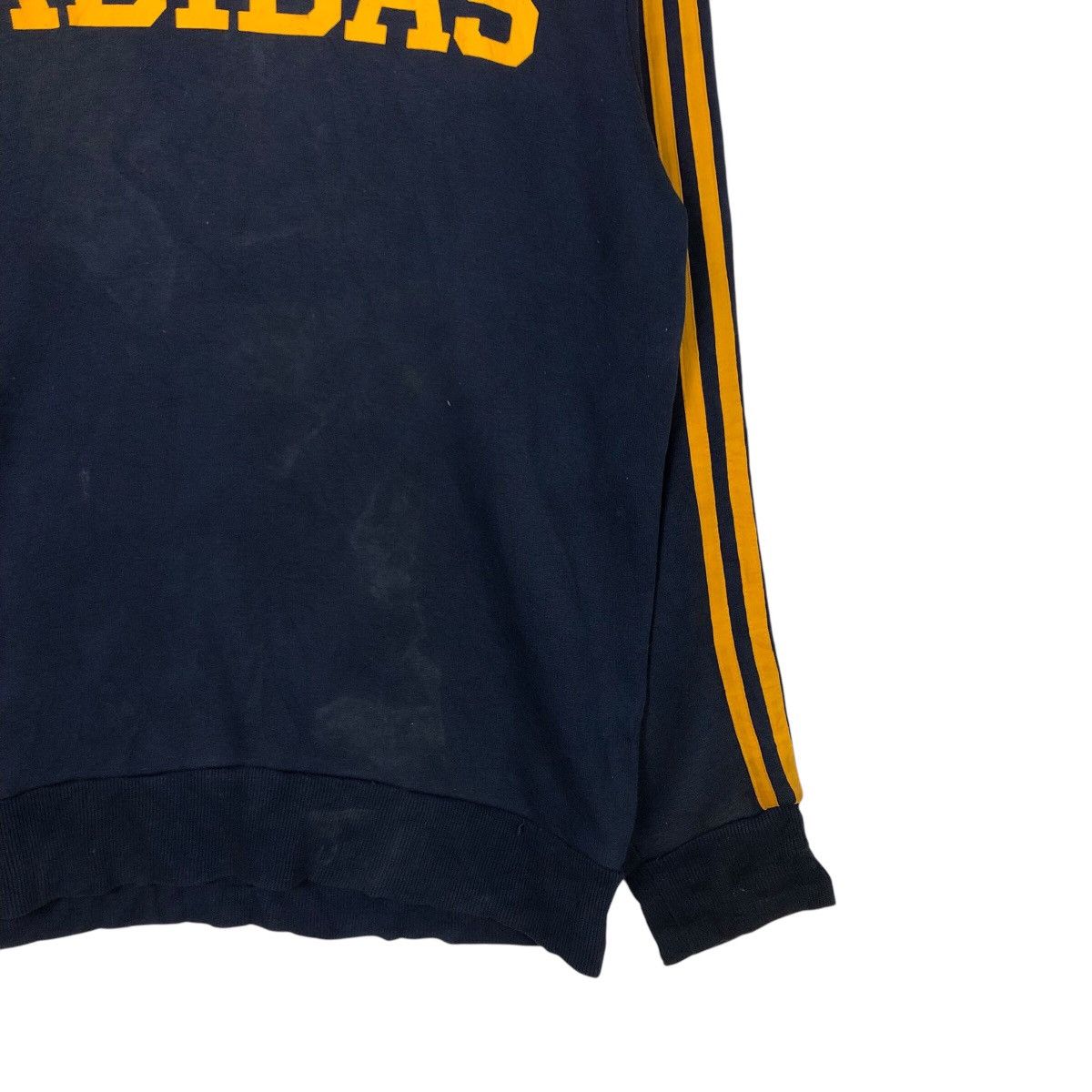 Adidas 📌Vintage Sweatshirt Adidas Striped Big Logo Spell Out Size US L / EU 52-54 / 3 - 6 Thumbnail