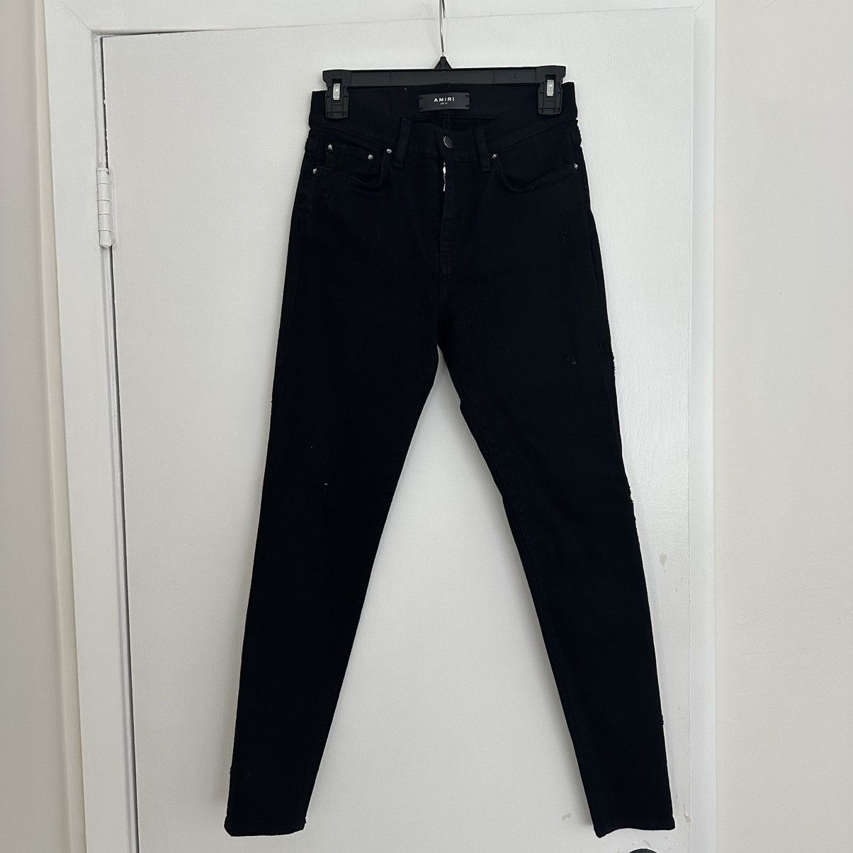Amiri AMIRI BLACK SKINNY PANT Size 27" / US 4 / IT 40 - 4 Thumbnail