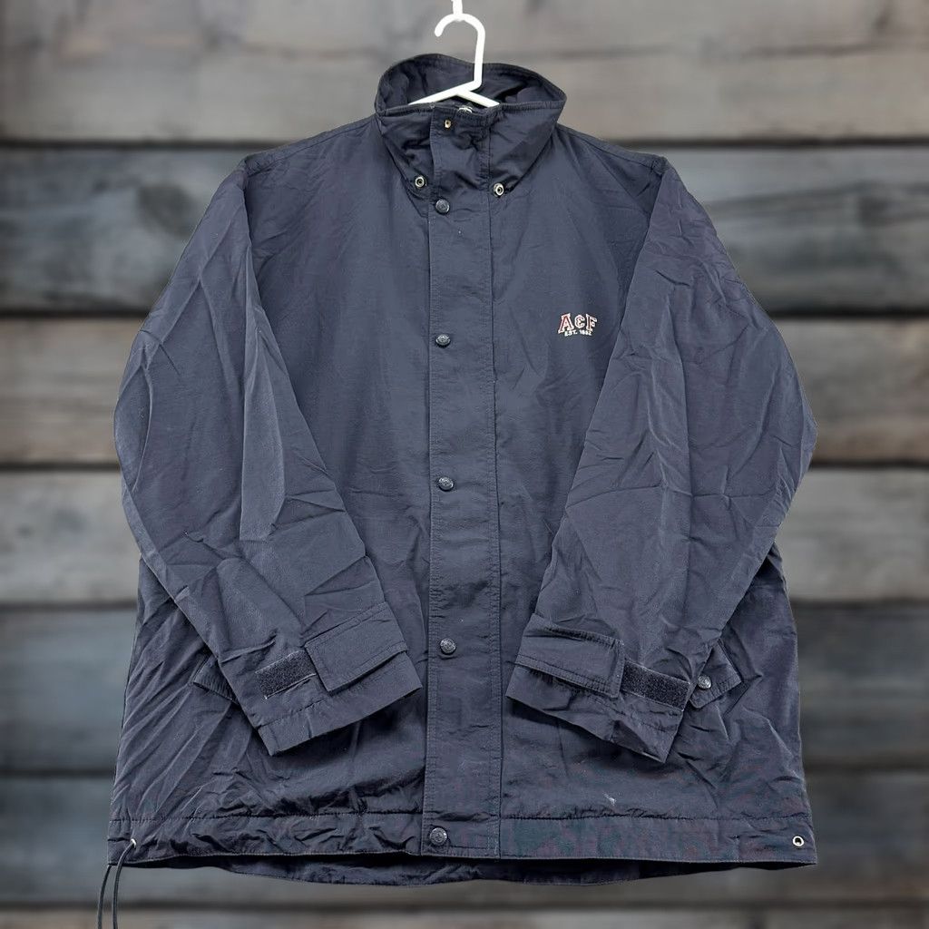 Abercrombie & Fitch VINTAGE Abercrombie & Fitch Jacket Mens S Blue Windbreaker Lined Snap 90s Jacket/Coat Short Regular Mens Size US S / EU 44-46 / 1 - 1 Thumbnail