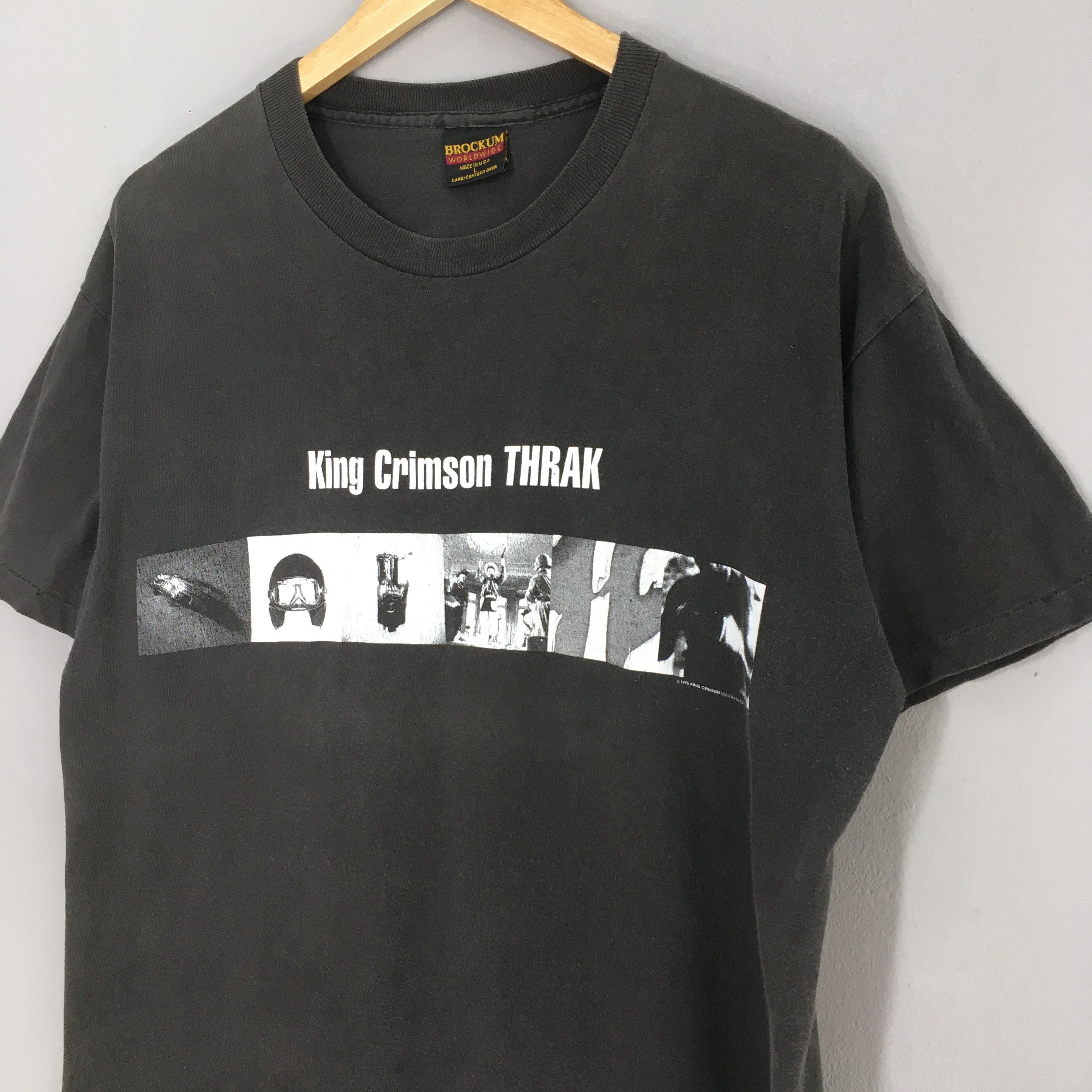 Band Tees × Vintage Vintage 1995 King Crimson Thrak Tshirt Large Size US L / EU 52-54 / 3 - 4 Thumbnail