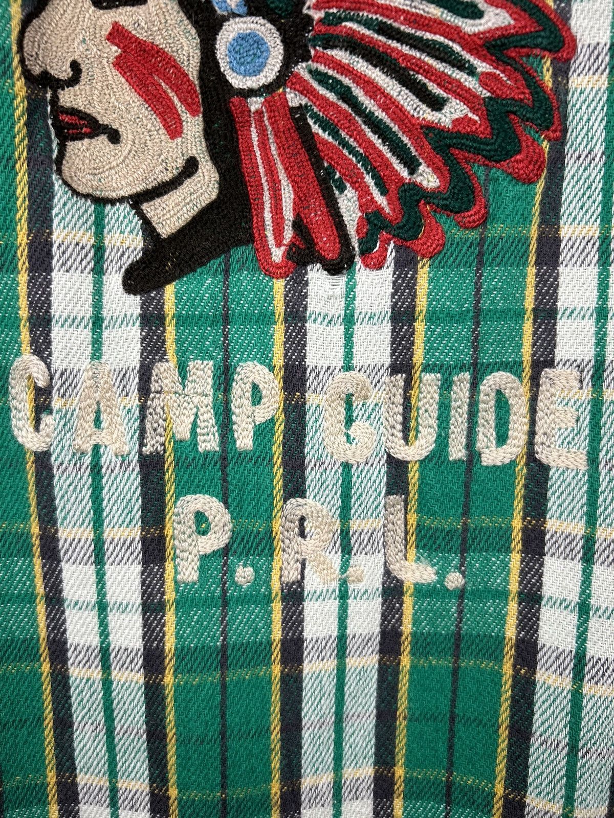 Polo Ralph Lauren Polo Ralph Lauren Shirt Plaid Indian Chief Head North-East Size US S / EU 44-46 / 1 - 13 Thumbnail