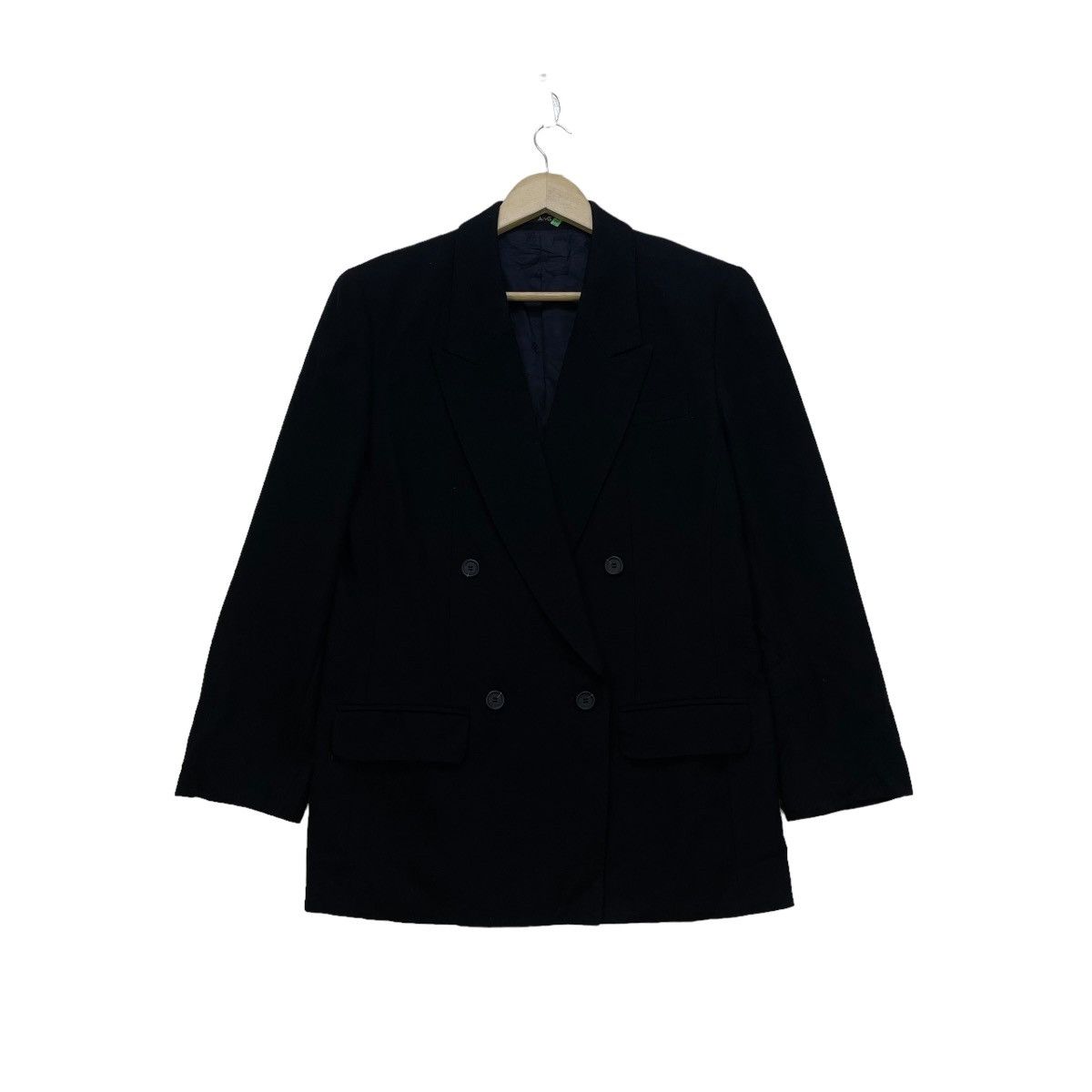 DAKS × Designer Daks London All Black Double Collar Jacket Size US M / EU 48-50 / 2 - 2 Thumbnail