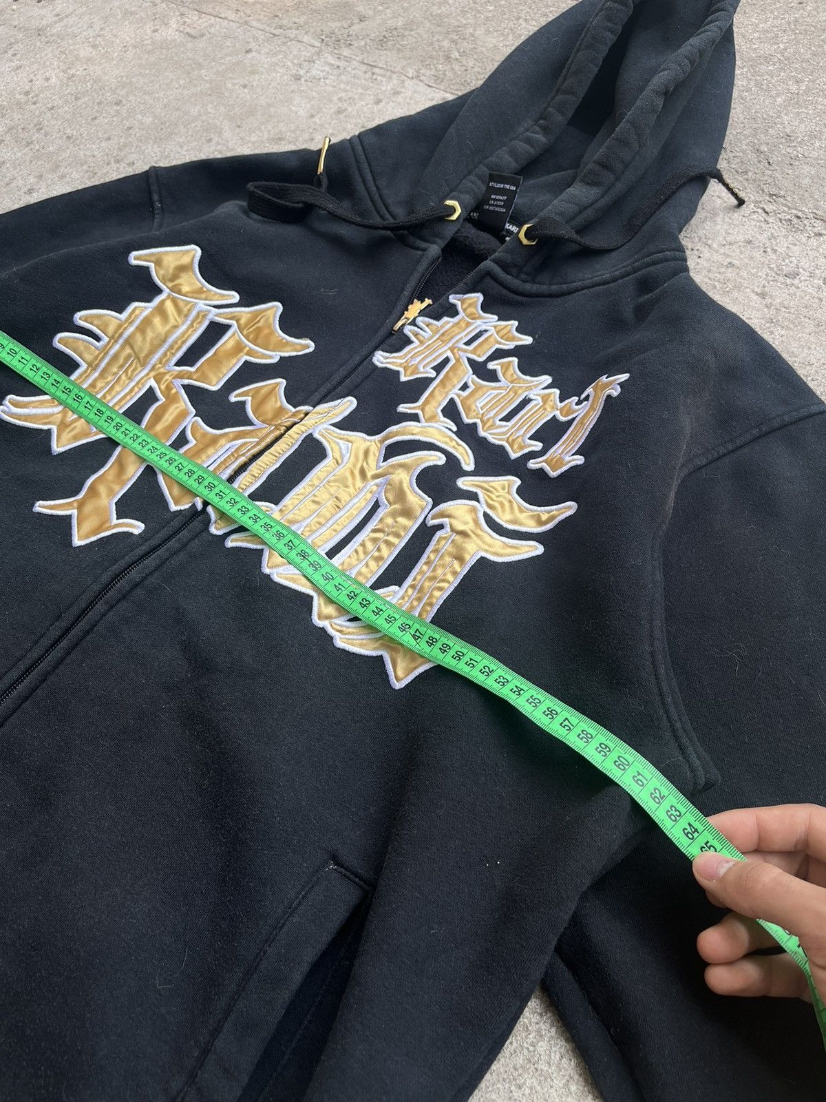 Designer × Karl Kani × Vintage Karl Kani Zip-Up Rap Hoodie Ed Hardy Style Size US XL / EU 56 / 4 - 7 Thumbnail
