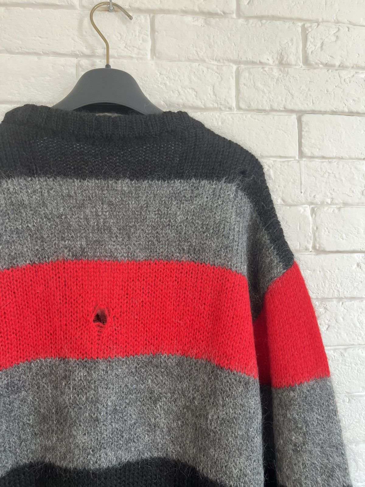 Miu Miu Miu Miu Mohair Distressed cardigan grunge Kurt Cobain Size US M / EU 48-50 / 2 - 7 Thumbnail