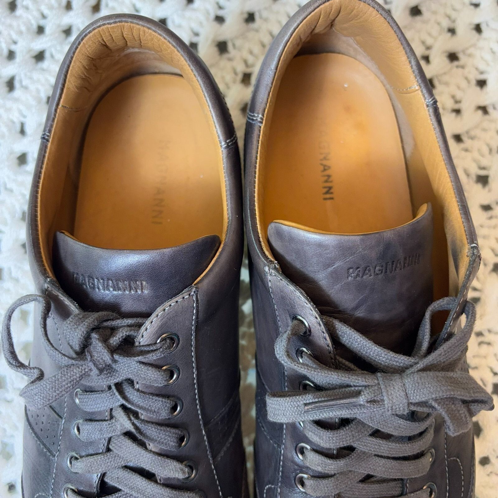 Magnanni Magnanni Pueblo Men 11.5 Low Top Sneakers, Black Leather, Ca Size US 11.5 / EU 44-45 - 5 Thumbnail