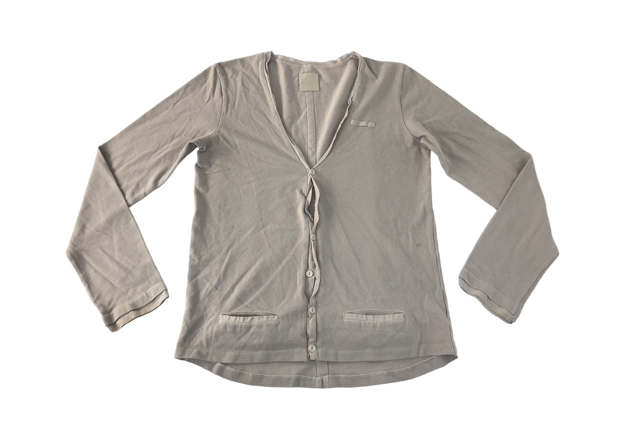 image of Factotum Light Cardigan Jumper Jacket Inspired Designer in Beige, Women's (Size Medium)