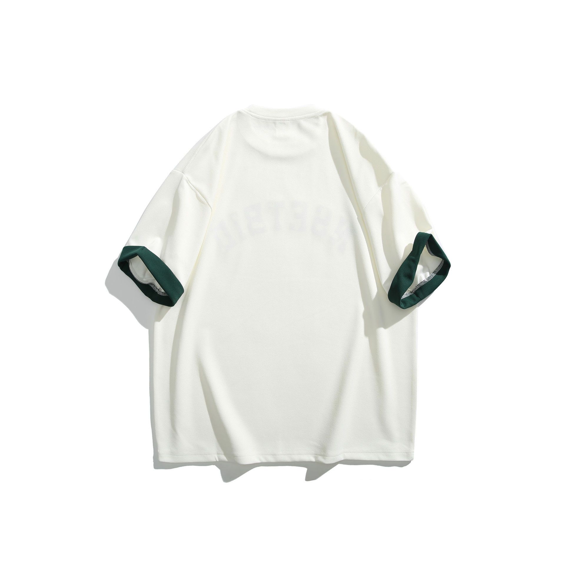 Japanese Brand × Vintage Japanese style fake two-piece men's retro loose T-shirt Size US M / EU 48-50 / 2 - 2 Thumbnail