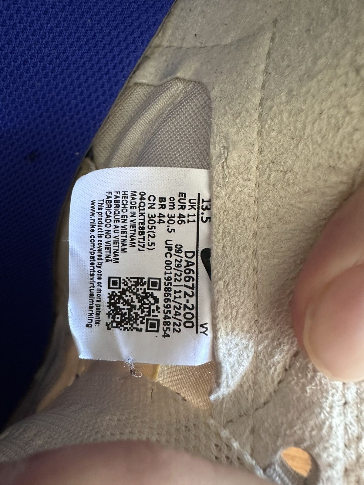 Nike × Tom Sachs Nike Tom Sachs General Purpose Shoe Size US 12 / EU 45 - 7 Thumbnail