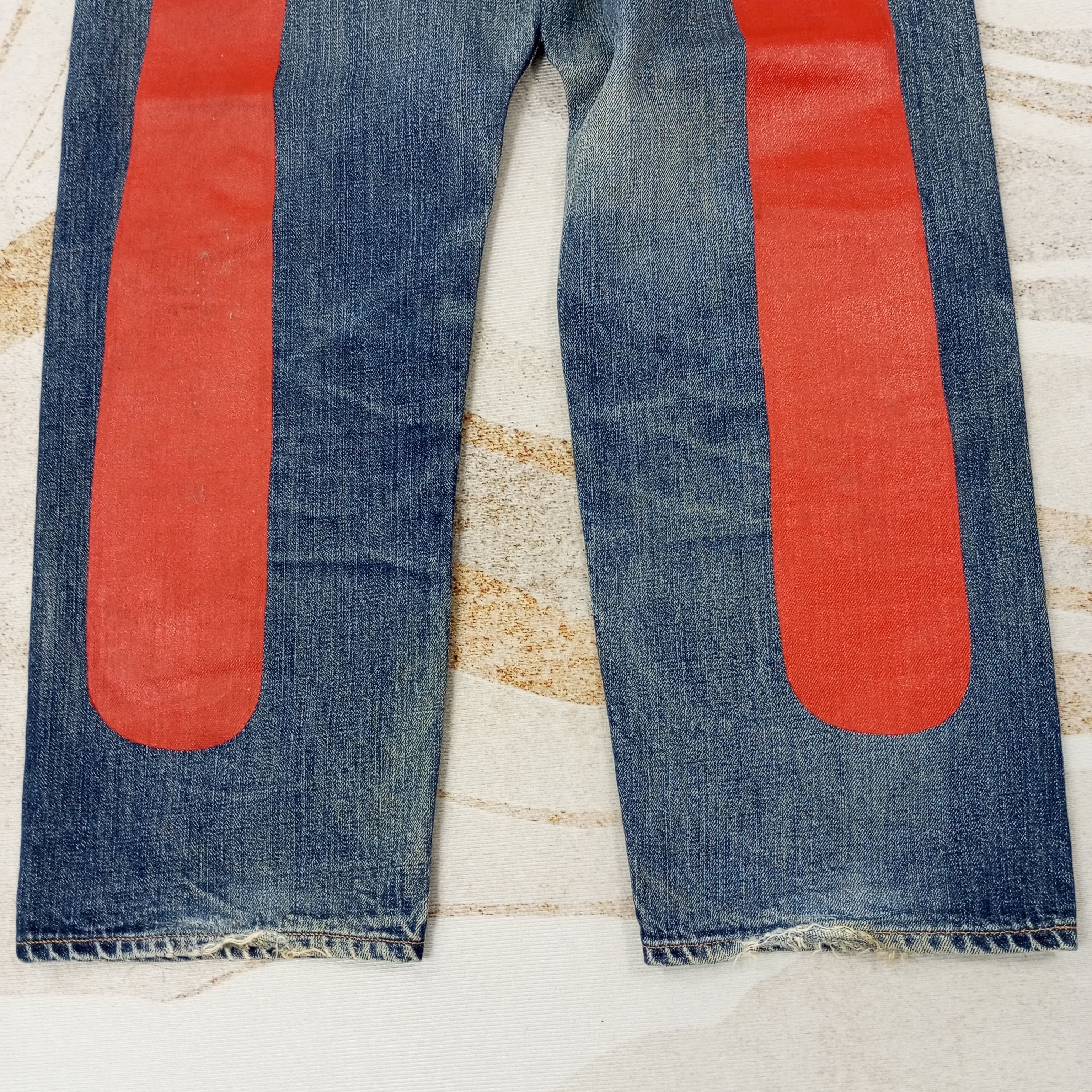 Evisu Evisu Japanese Brand Custom Daicock Jeans c235n5 Size US 27 - 3 Thumbnail