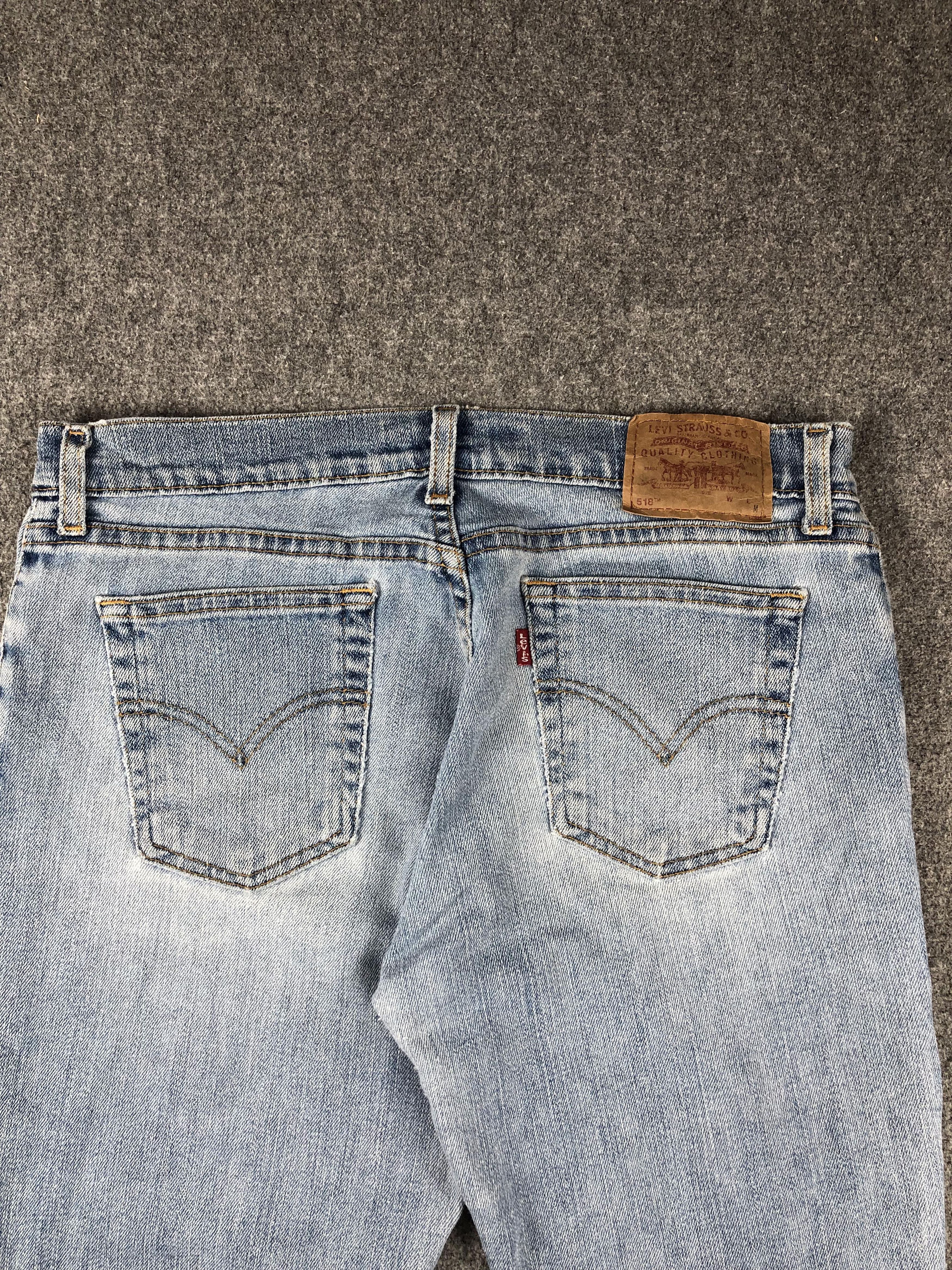 Levi's Vintage Levis 518 Flared Bootcut Distressed Jeans DJ0023 Size US 31 - 4 Thumbnail