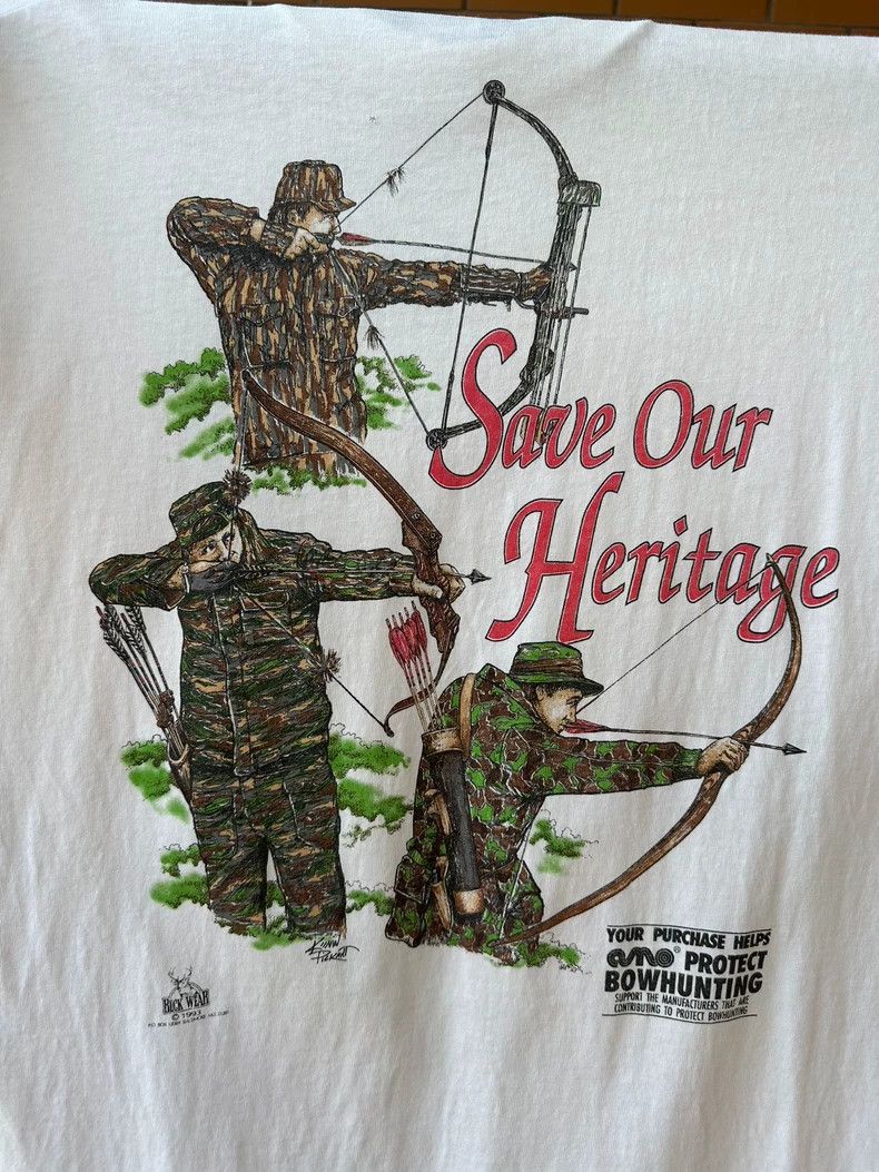 Vintage Vintage Tee 1993 Save Our Heritage 2505-Nextarrow Size US XL / EU 56 / 4 - 5 Thumbnail