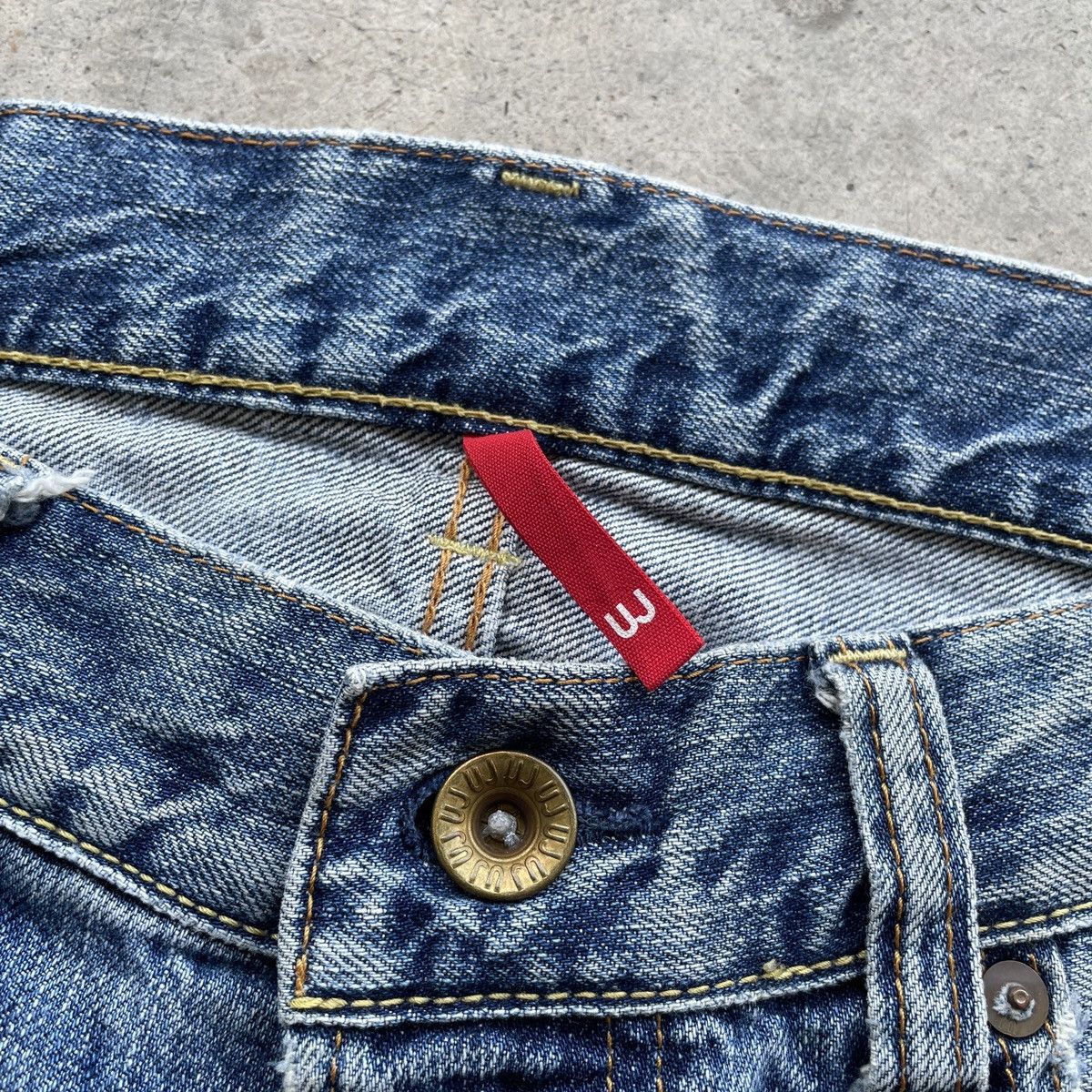 Japanese Brand Vintage Faded Japanese Brand Jeans Denim Pants W32x29.5 Size US 32 / EU 48 - 8 Thumbnail