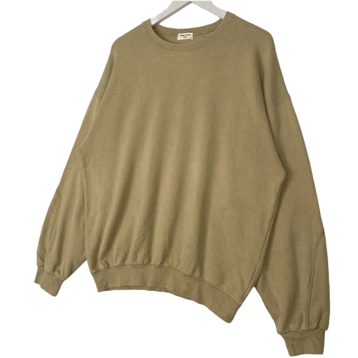 Vintage Vintage 90s Comme Ca Du Mode Crewneck Sweatshirt Beige SizeL Size US L / EU 52-54 / 3 - 6 Thumbnail